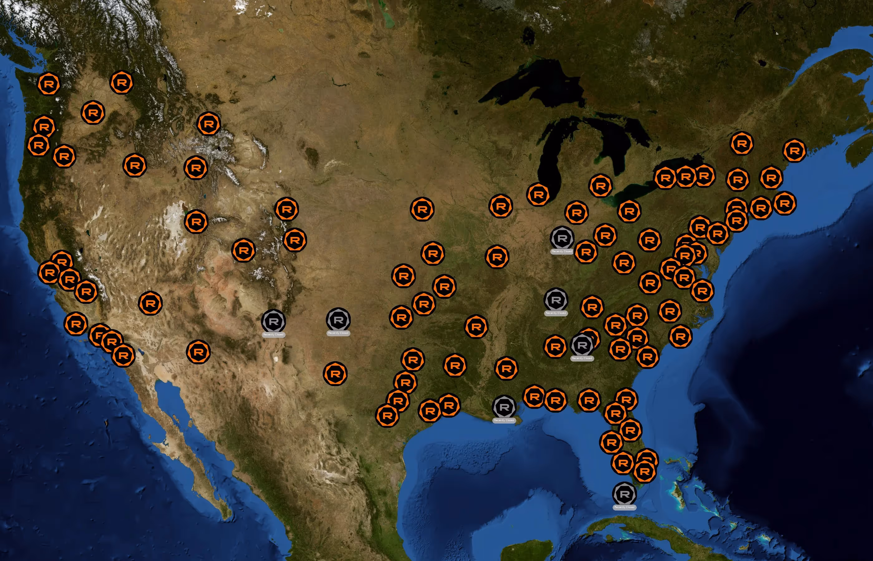 Regal Cinemas state distribution
