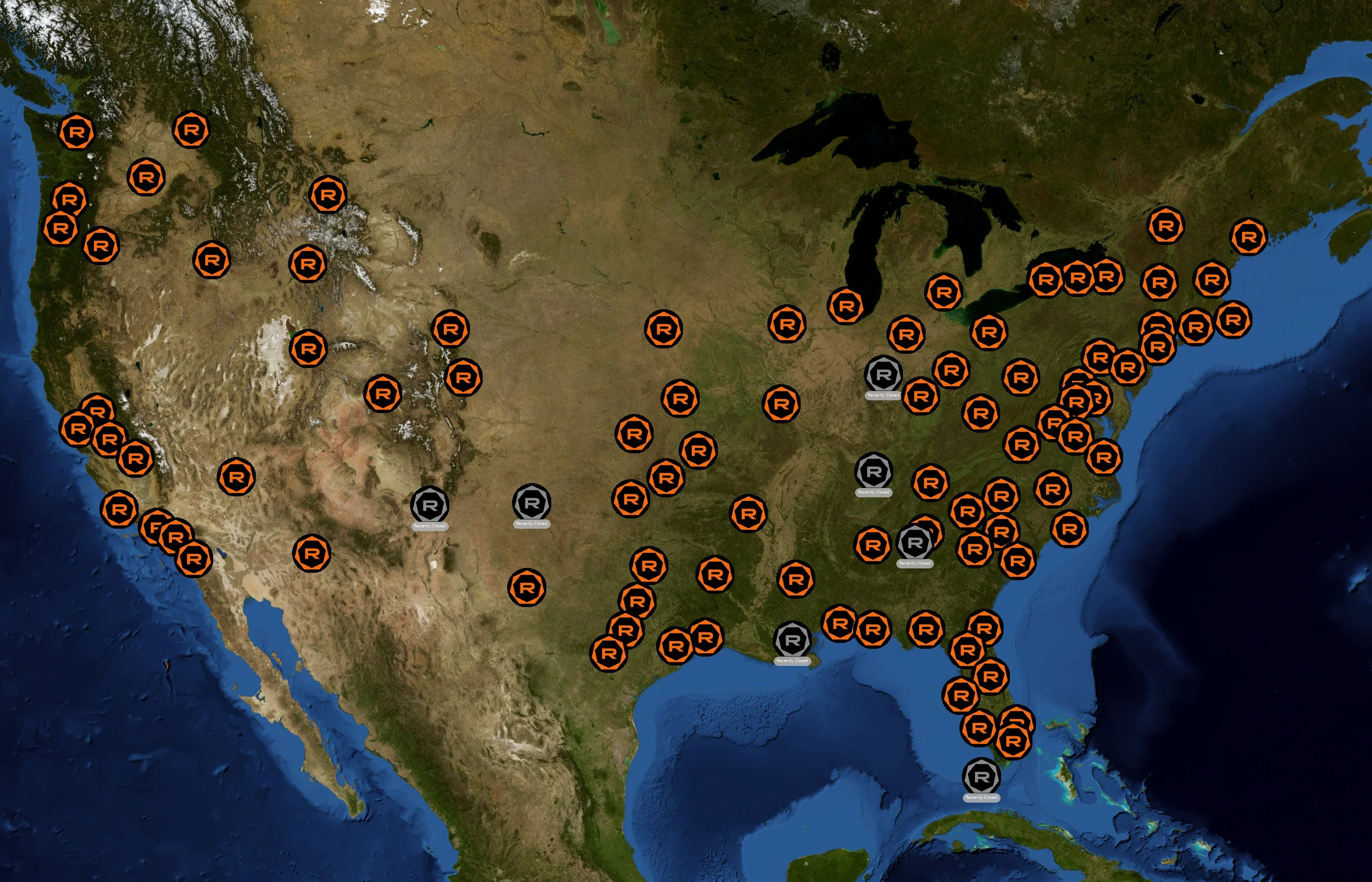 Regal Cinemas state distribution