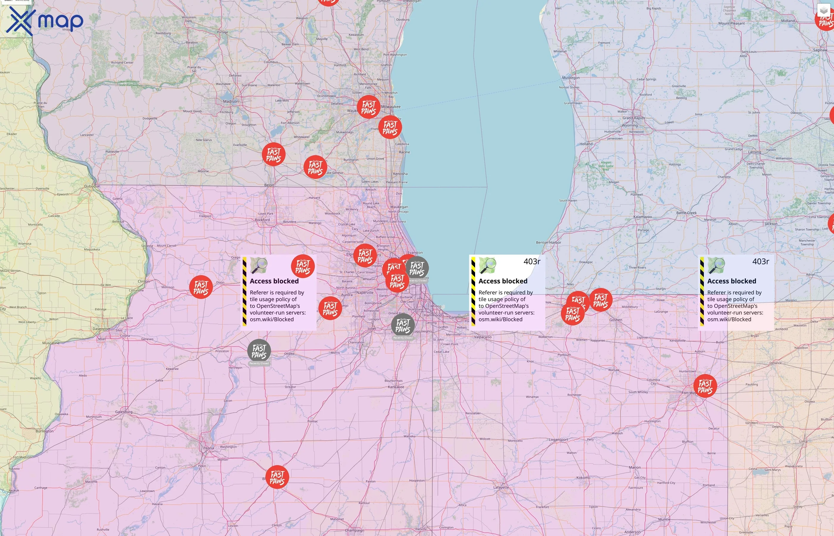 ShotVet street hotspots