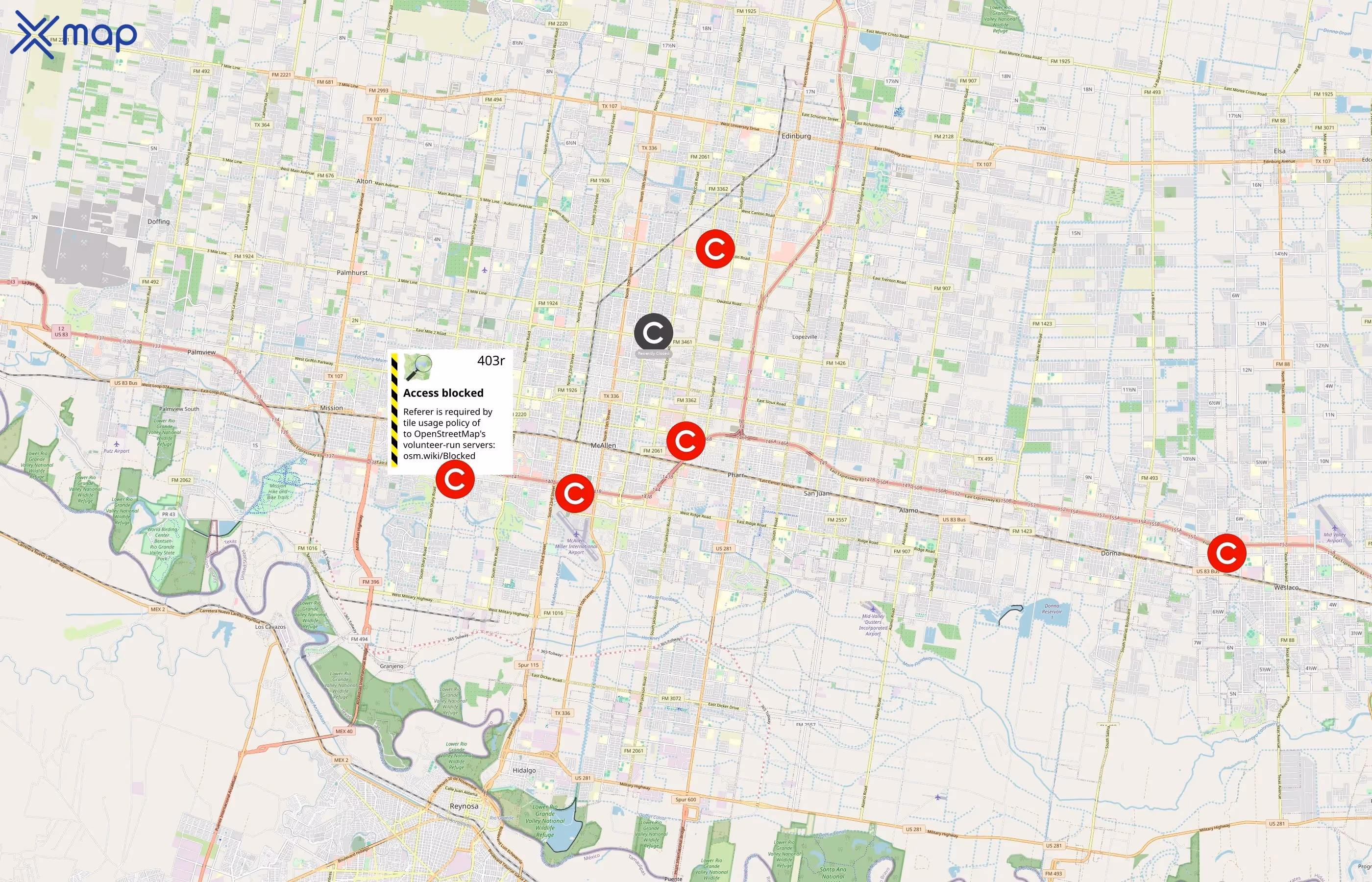 Cinemark area coverage