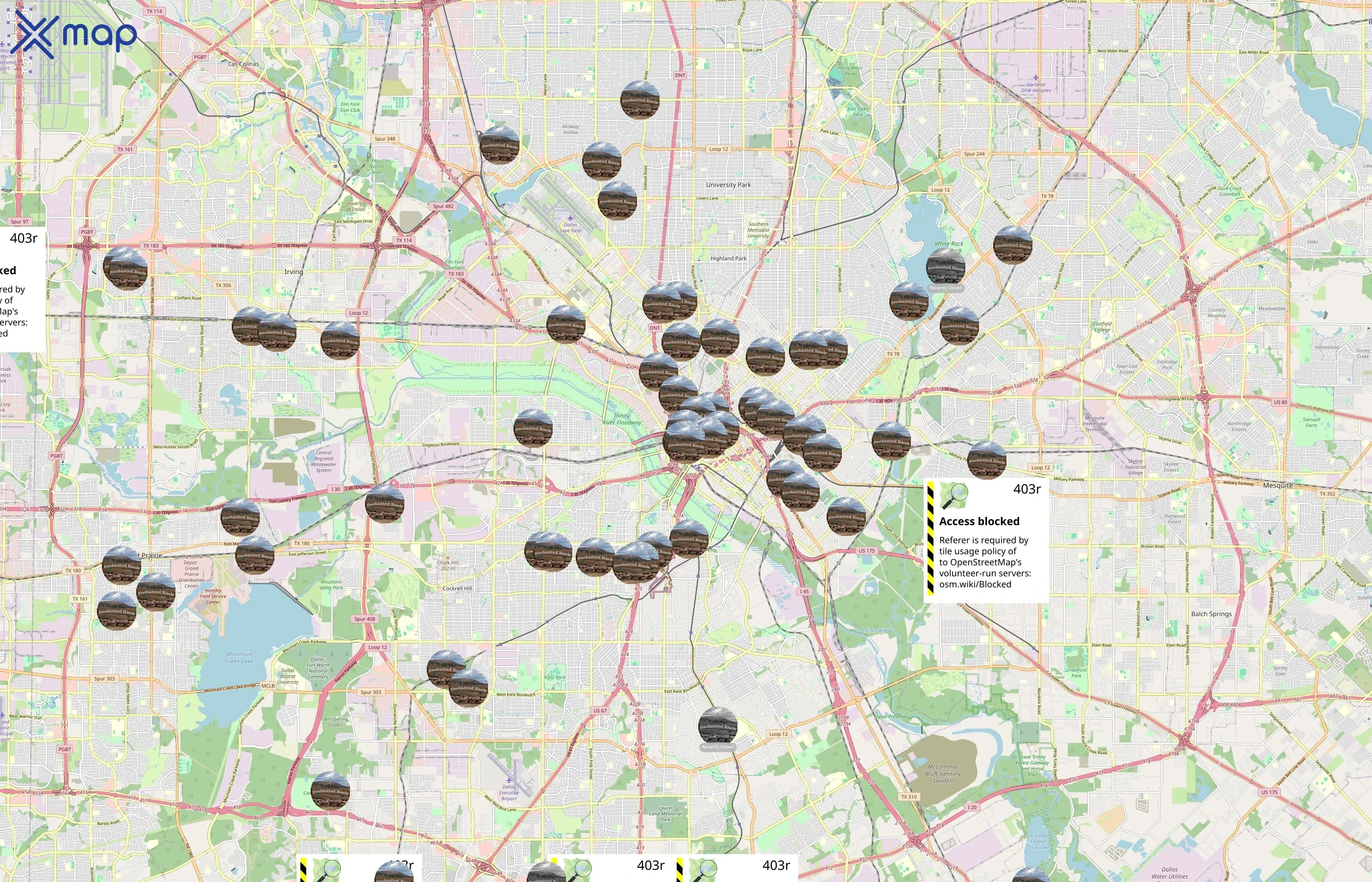 Texas Historical Commission area coverage