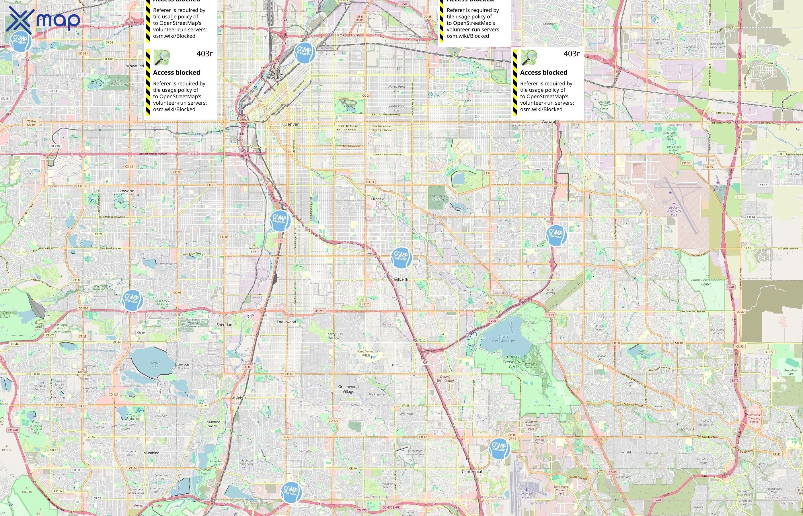 Camp Bow Wow area coverage