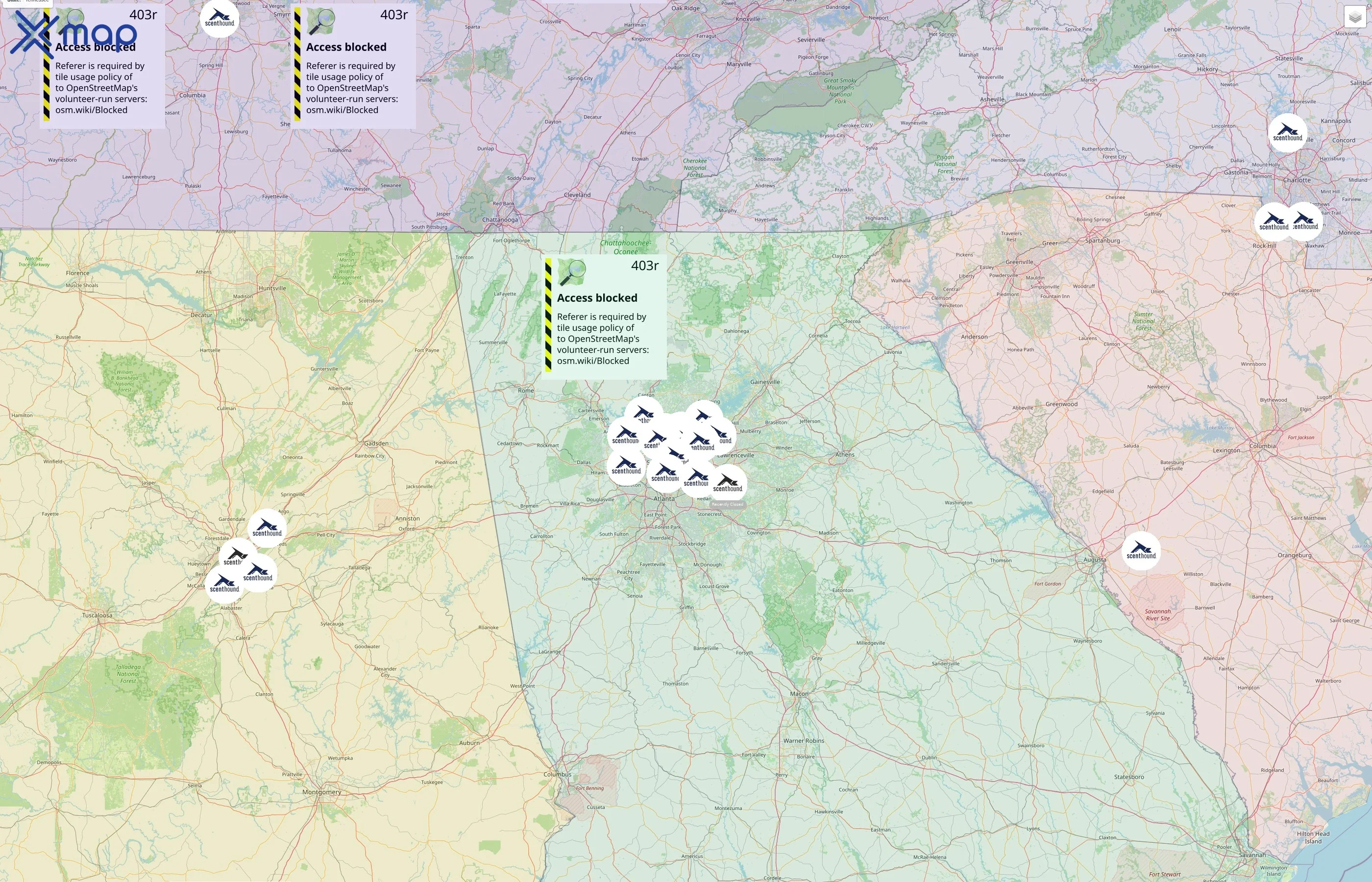 Scenthound street hotspots