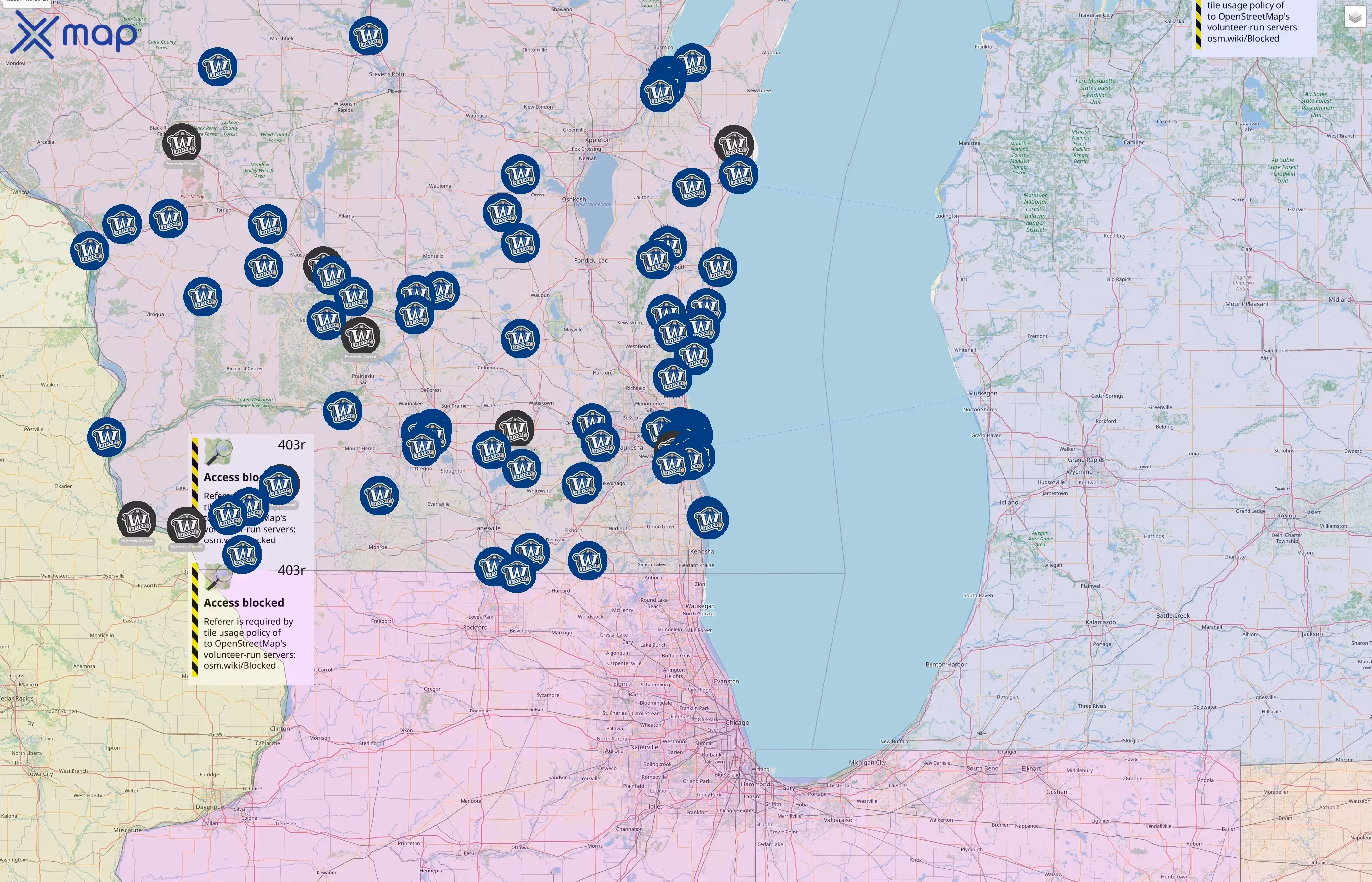 Wisconsin Historical Society street hotspots