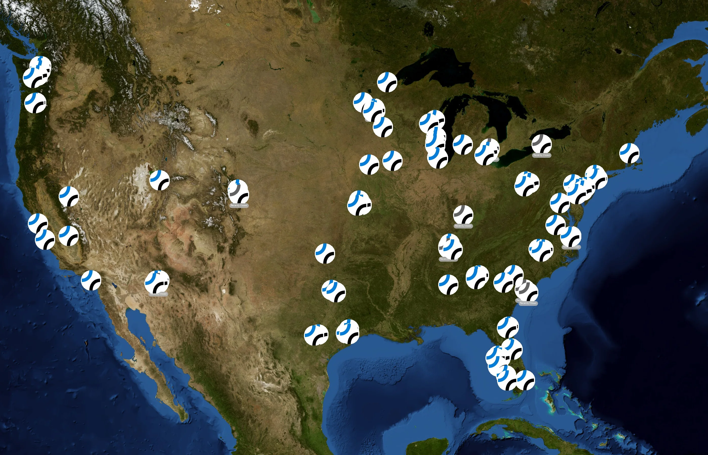 BluePearl Pet Hospital state distribution