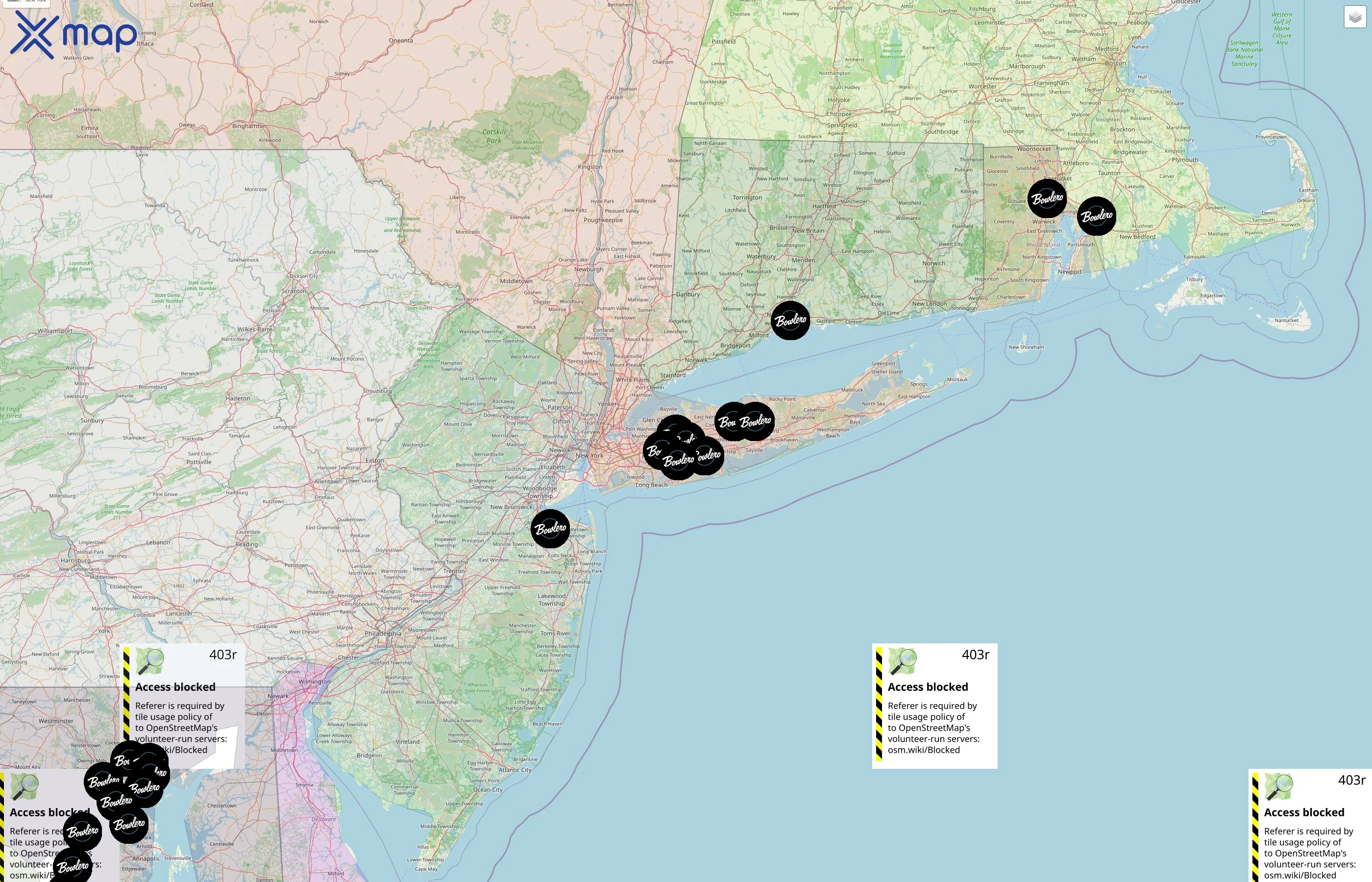 AMF Bowling street hotspots