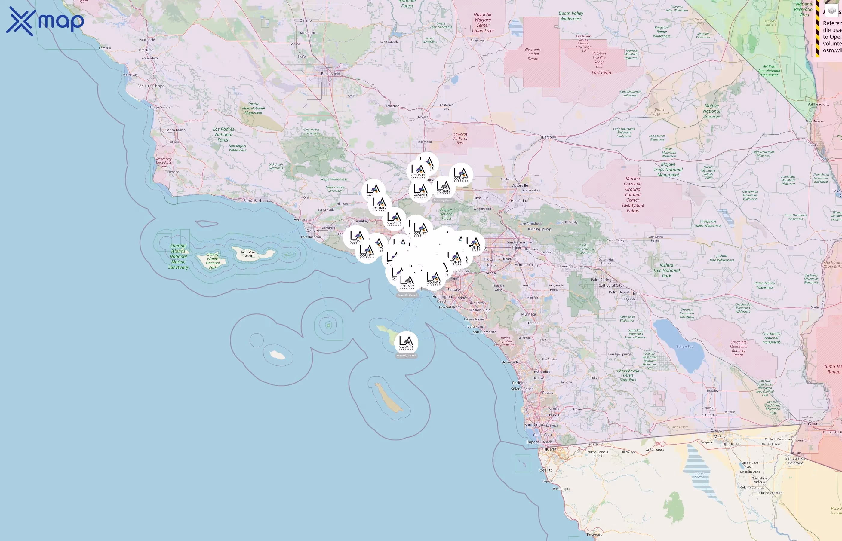 LA County Library street hotspots