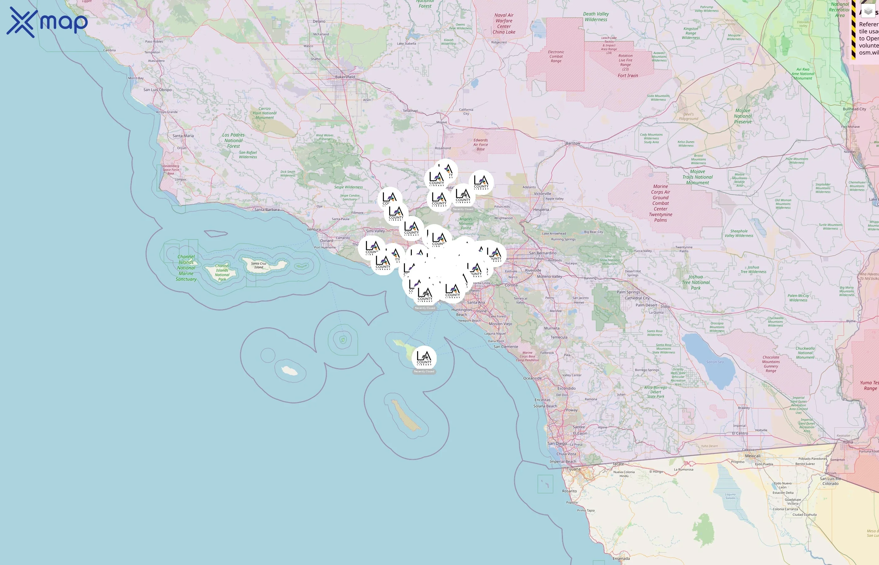 LA County Library street hotspots