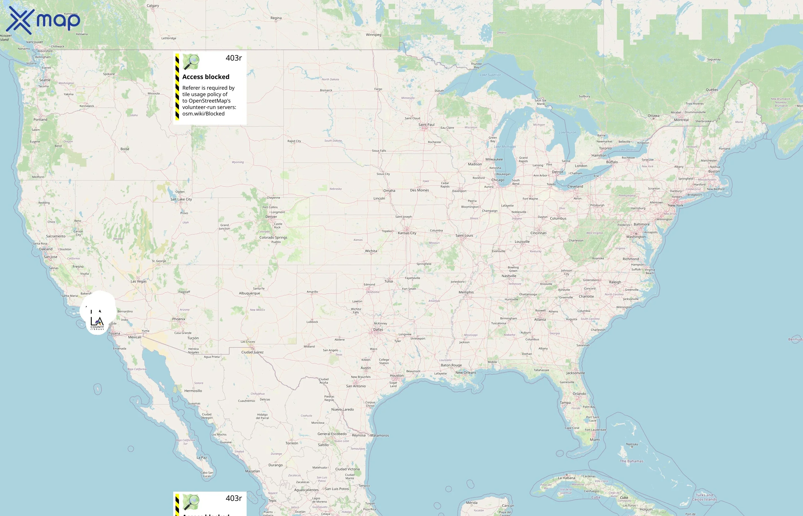 LA County Library business status