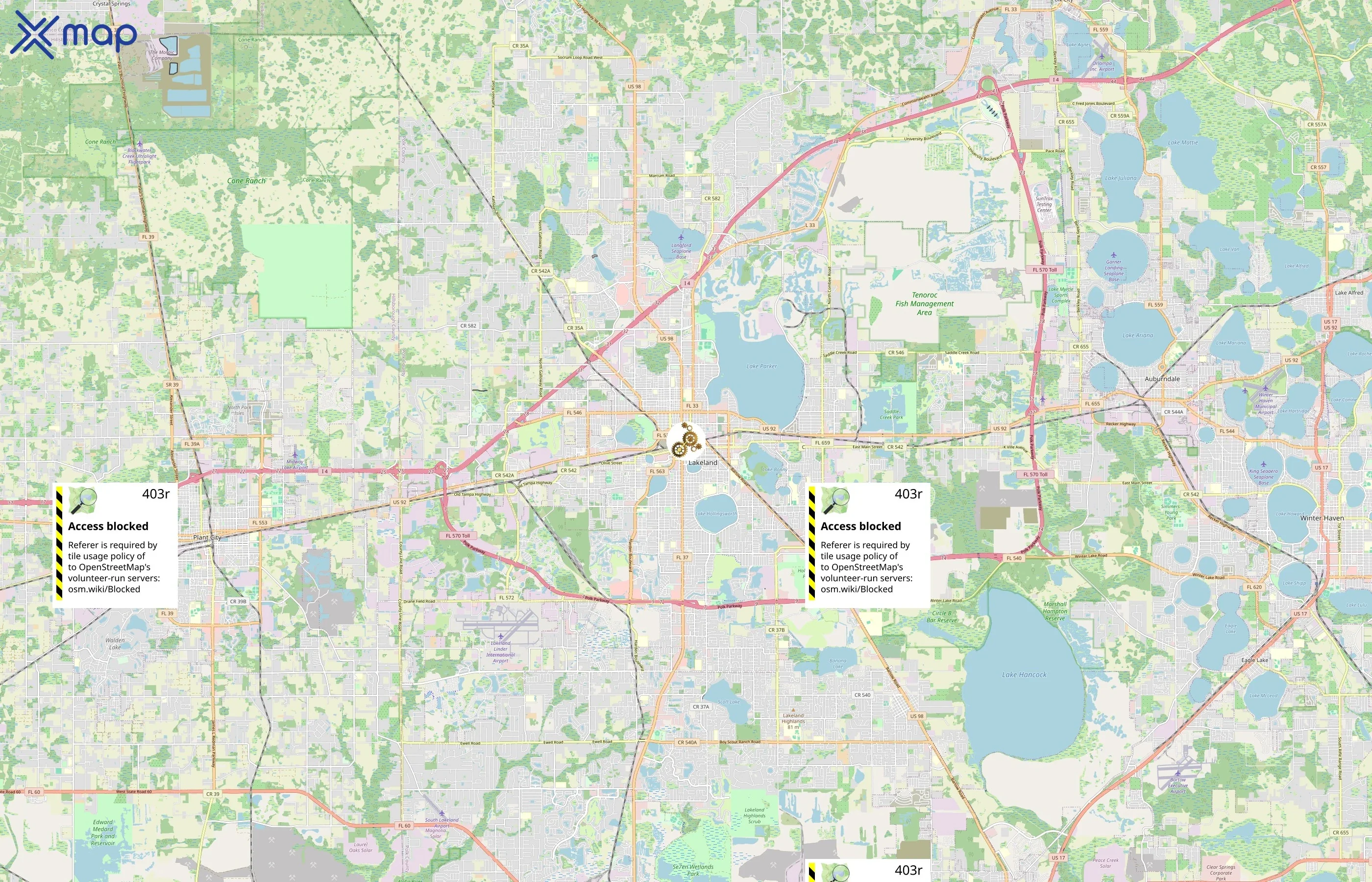Escapology area coverage