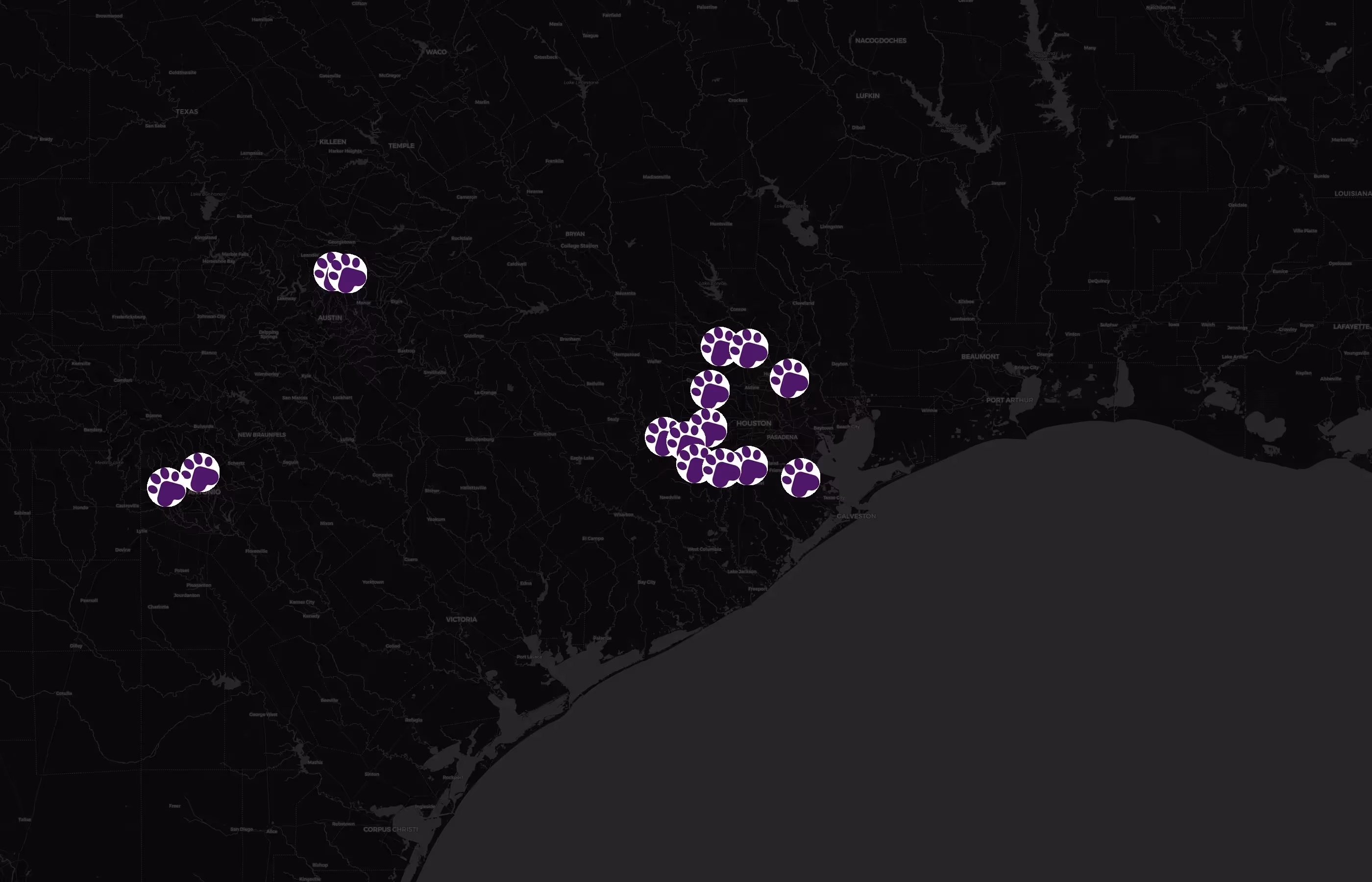 PetSuites city distribution