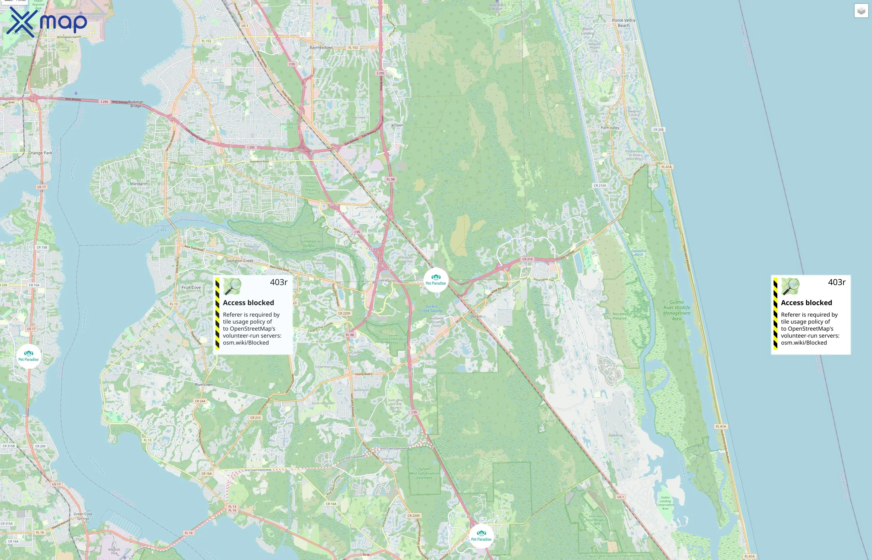 Pet Paradise traffic data