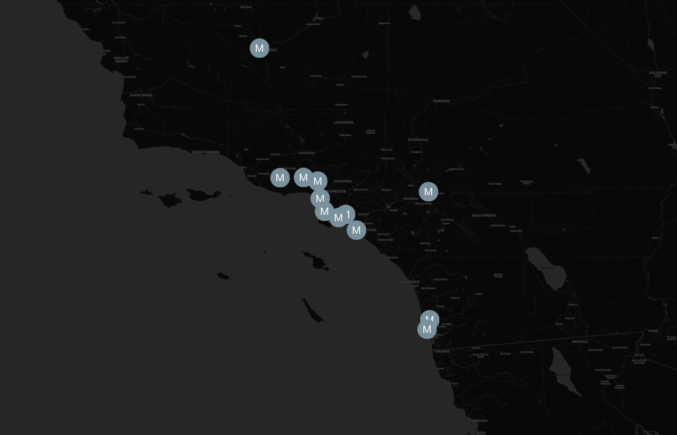 Zoom Room city distribution