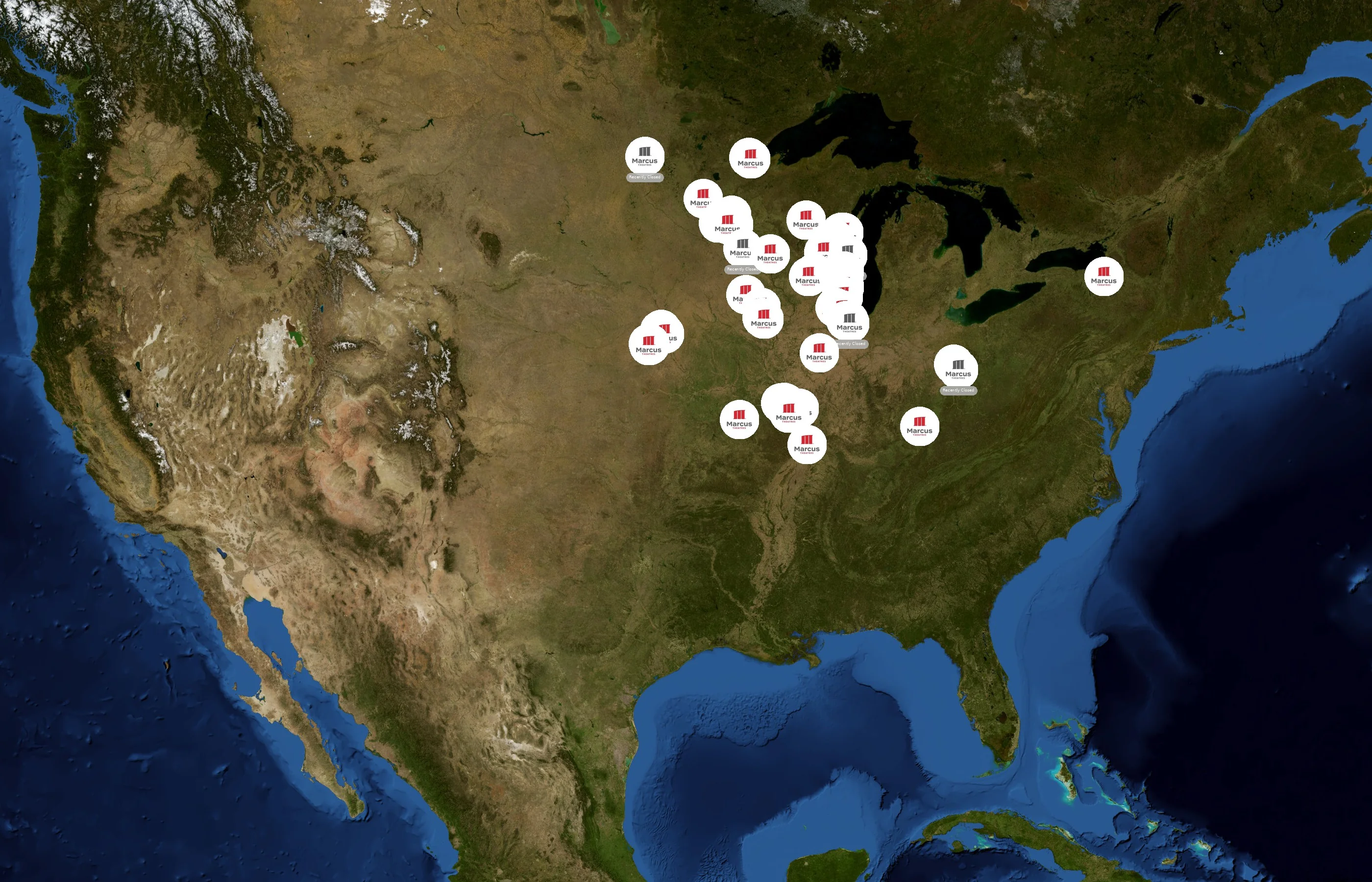 Marcus Theatres state distribution