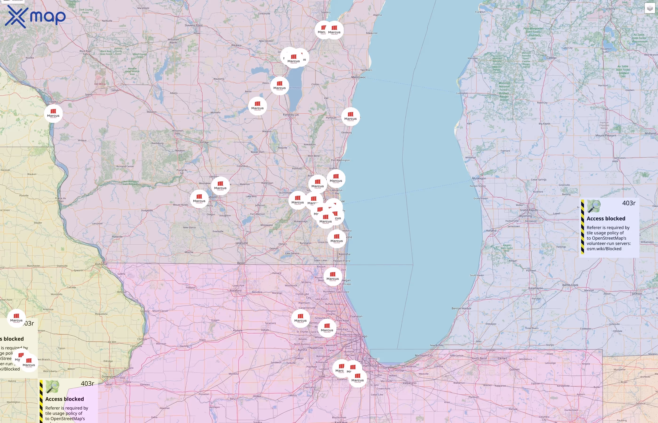 Marcus Theatres street hotspots