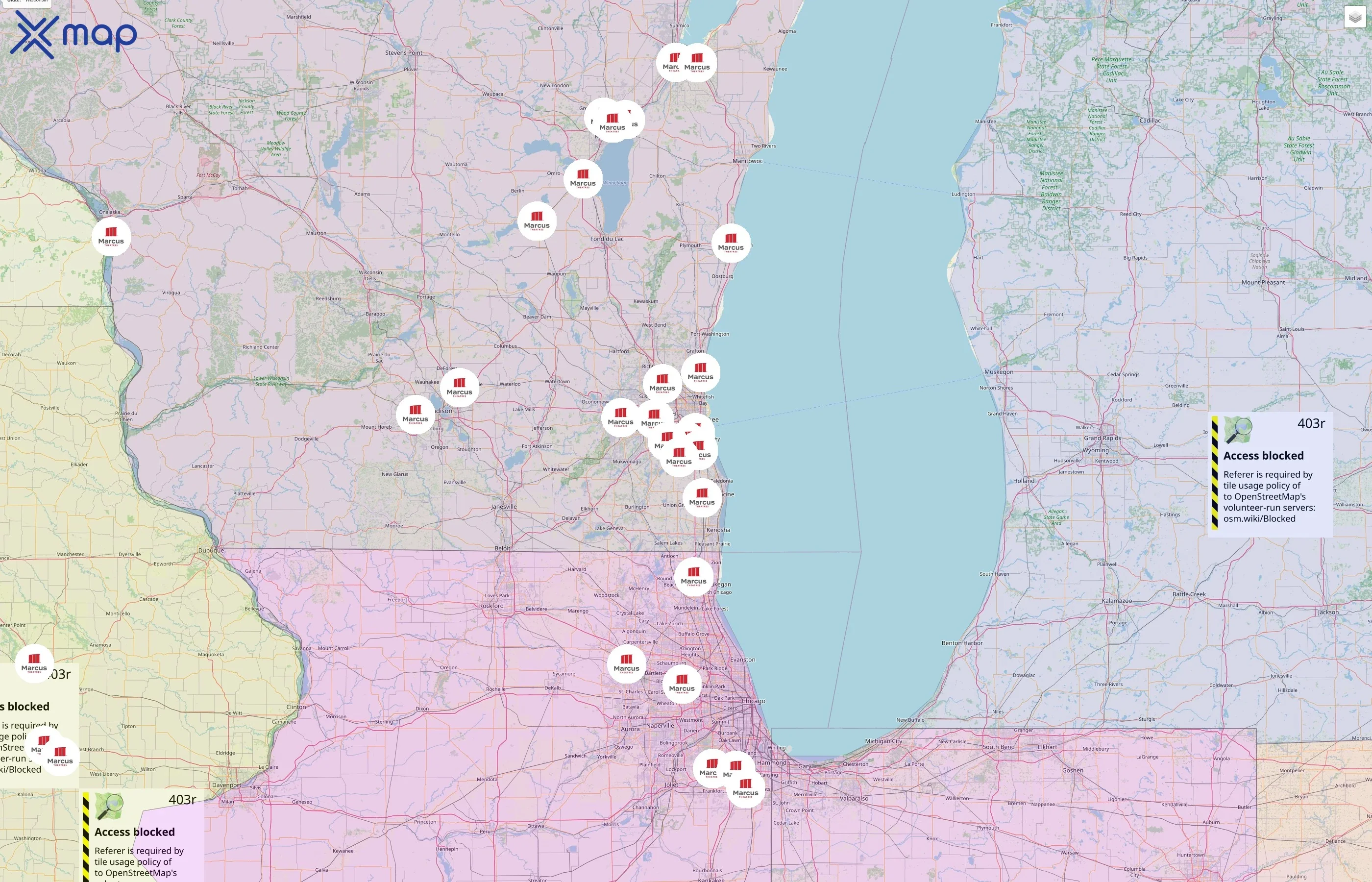 Marcus Theatres street hotspots