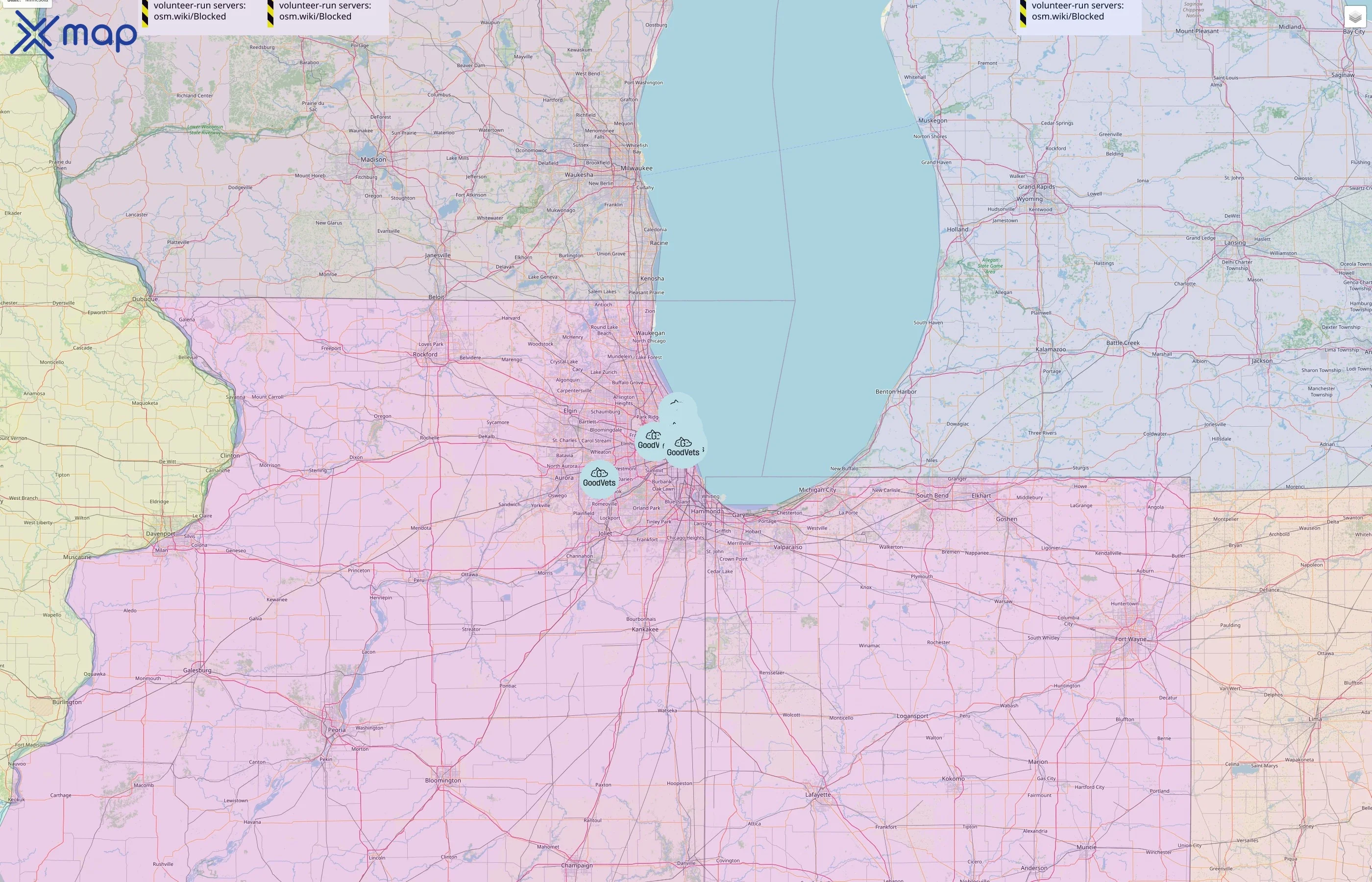 GoodVets street hotspots