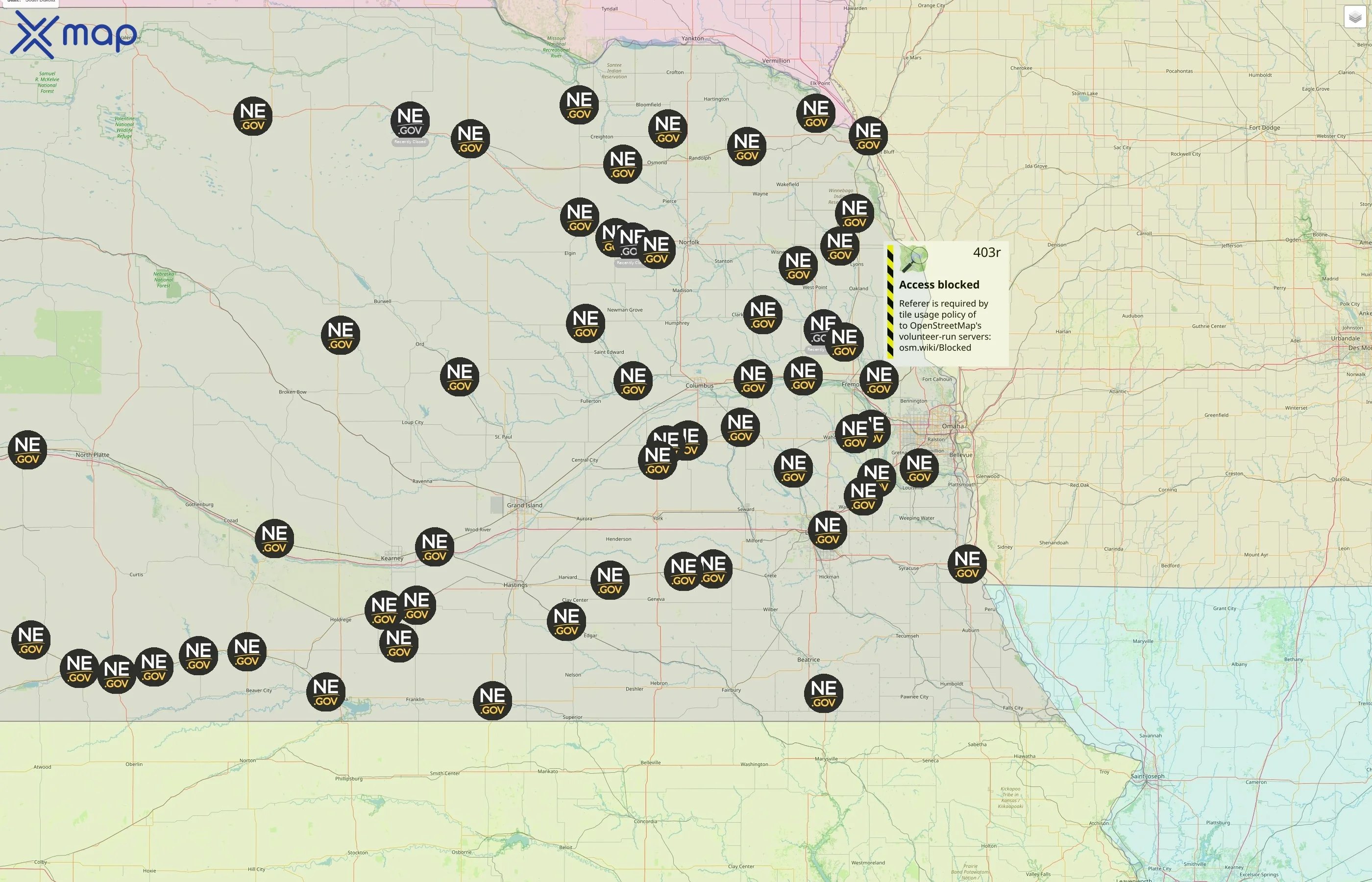 Nebraska Libraries street hotspots