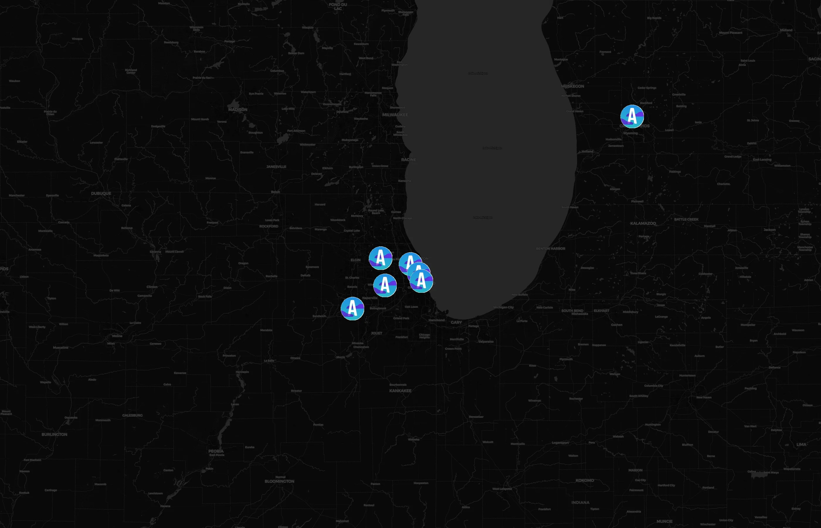 Altitude Trampoline Park city distribution