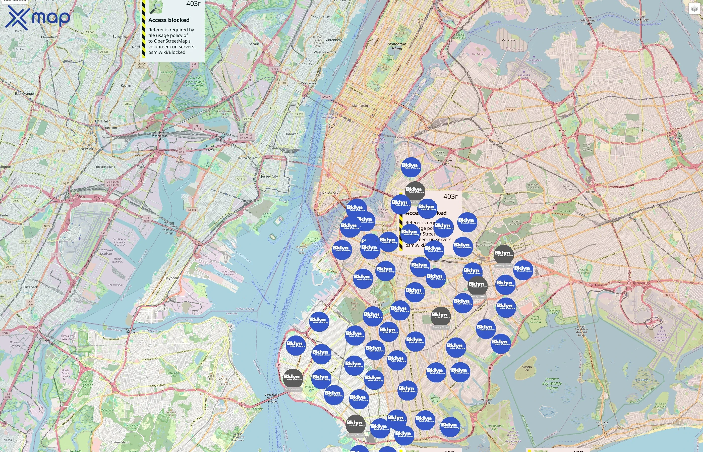 Brooklyn Public Library traffic data