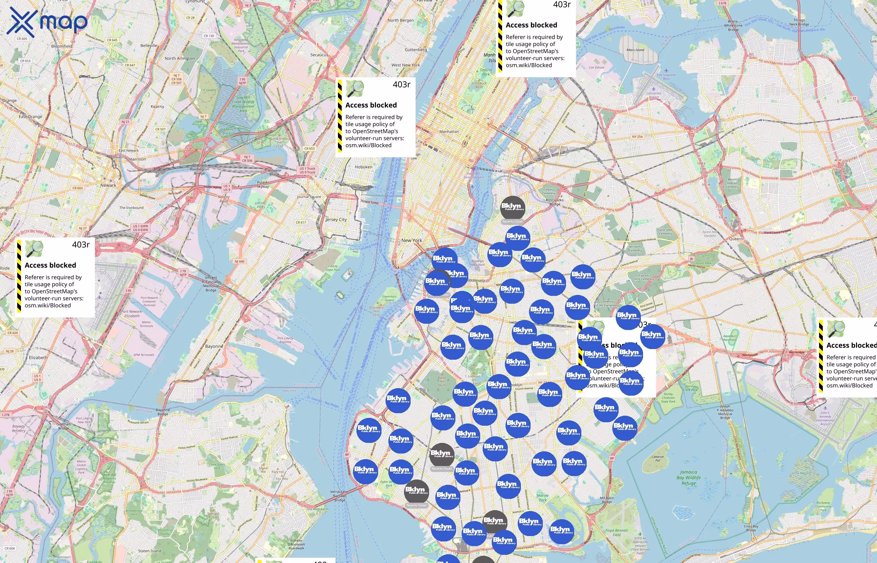 Brooklyn Public Library area coverage