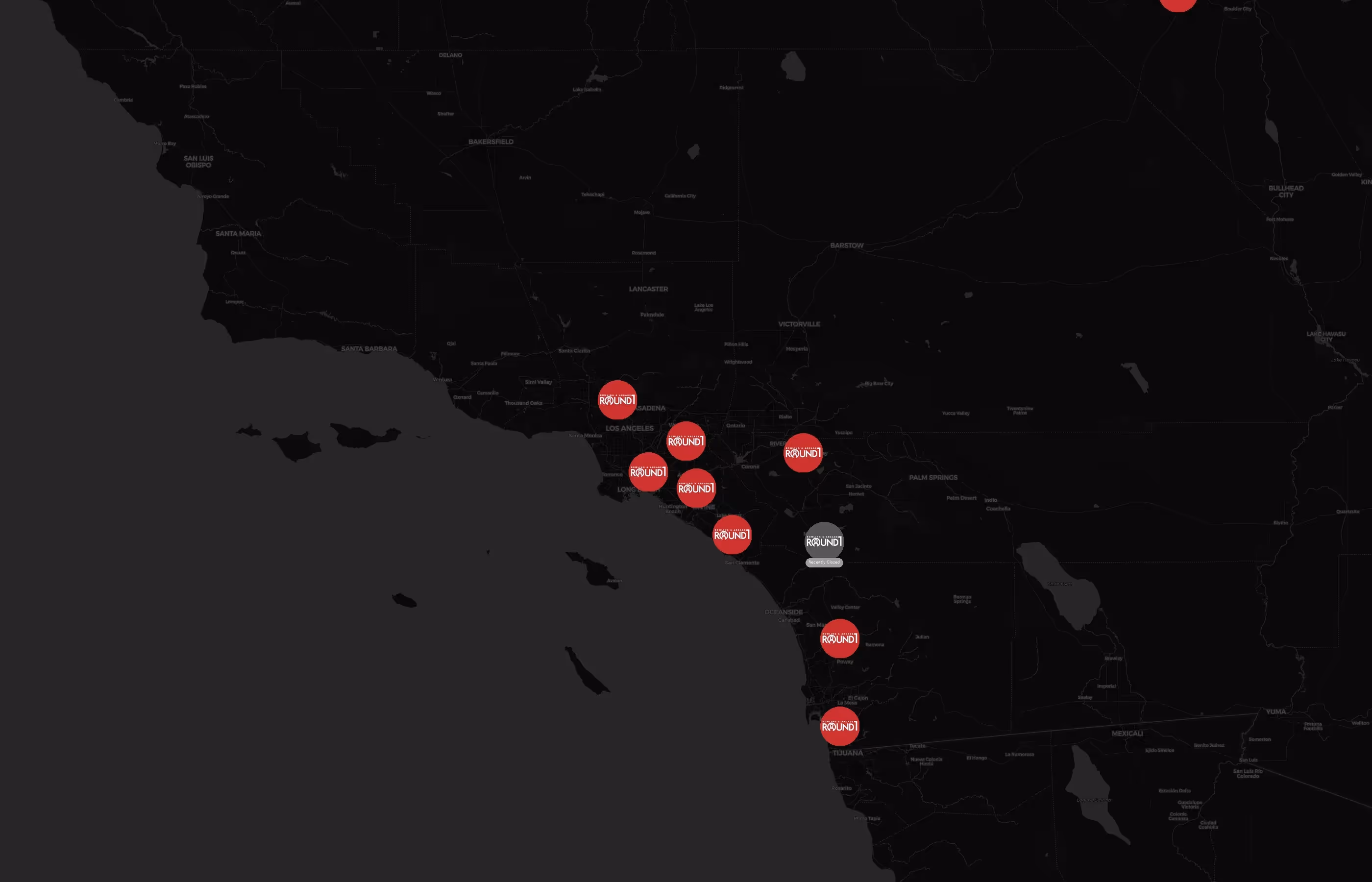 Round1 city distribution