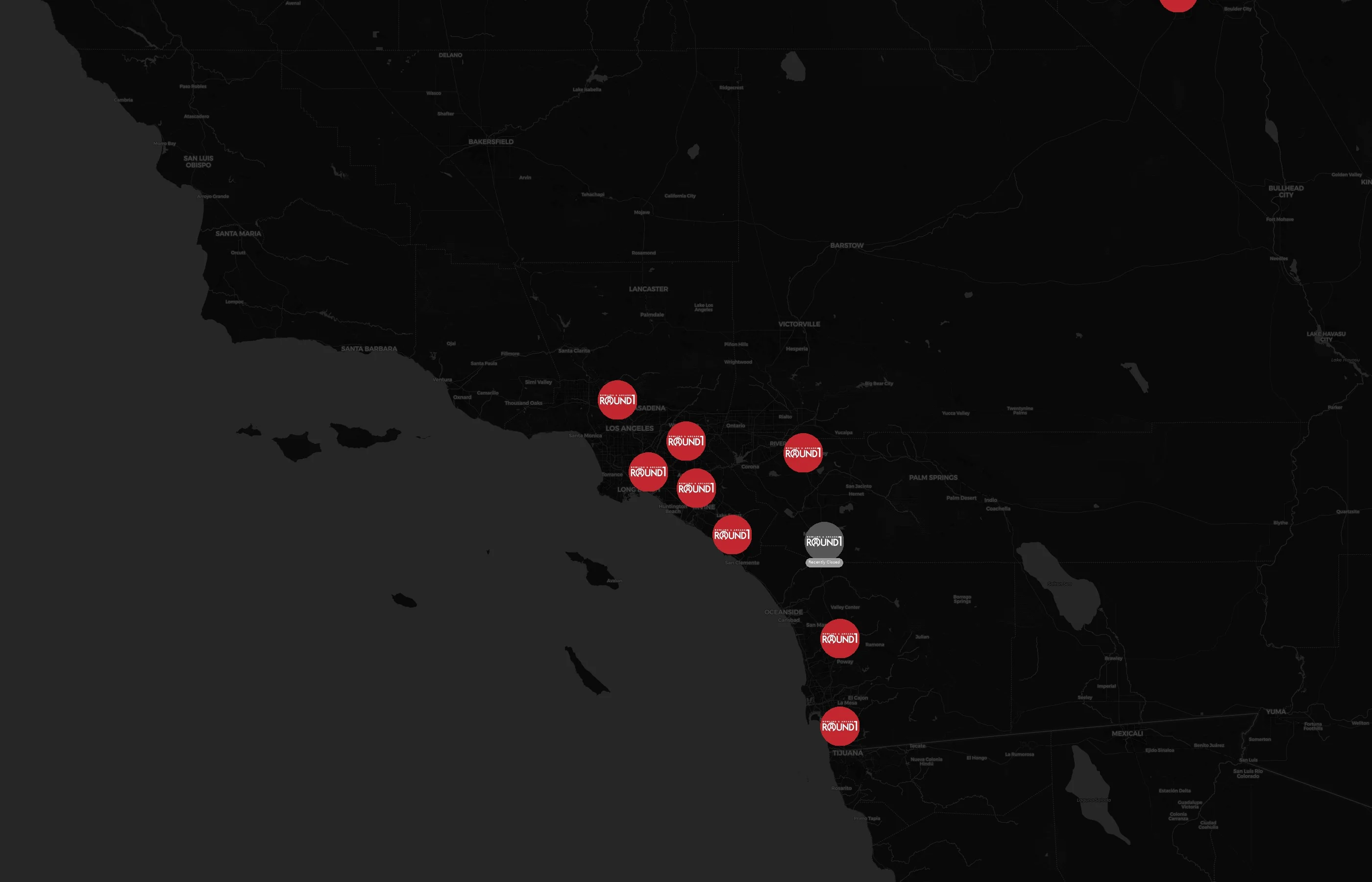 Round1 city distribution