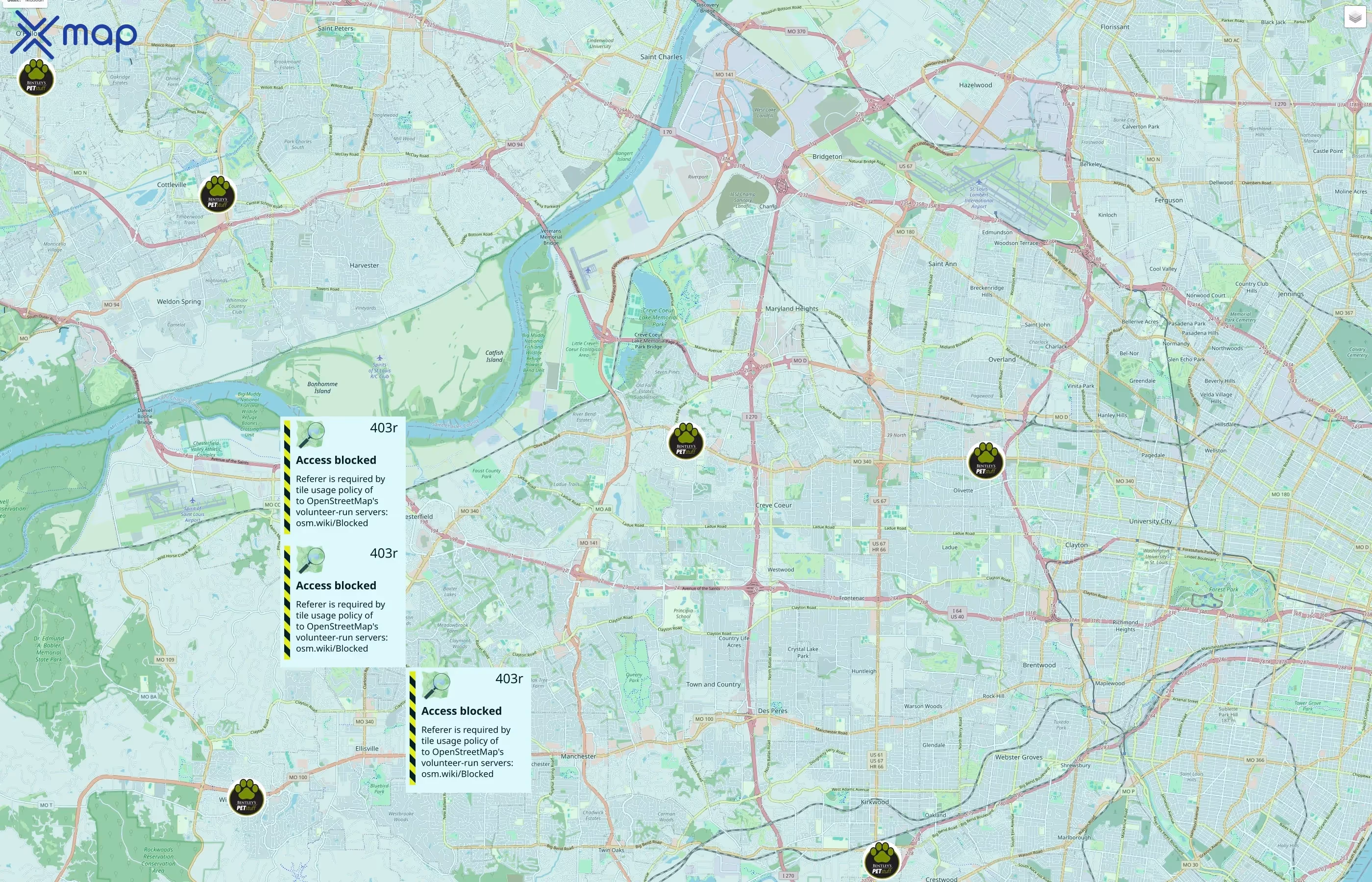 Bentley's Pet Stuff traffic data