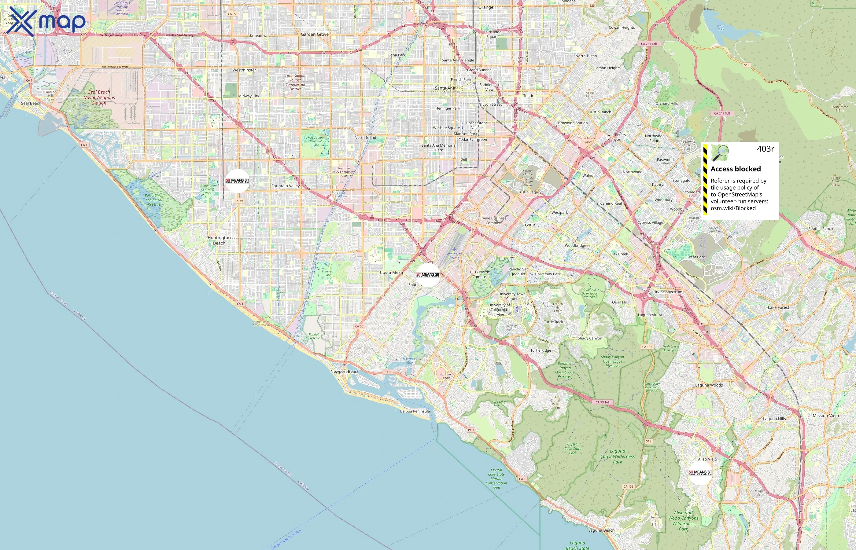 Sit Means Sit area coverage