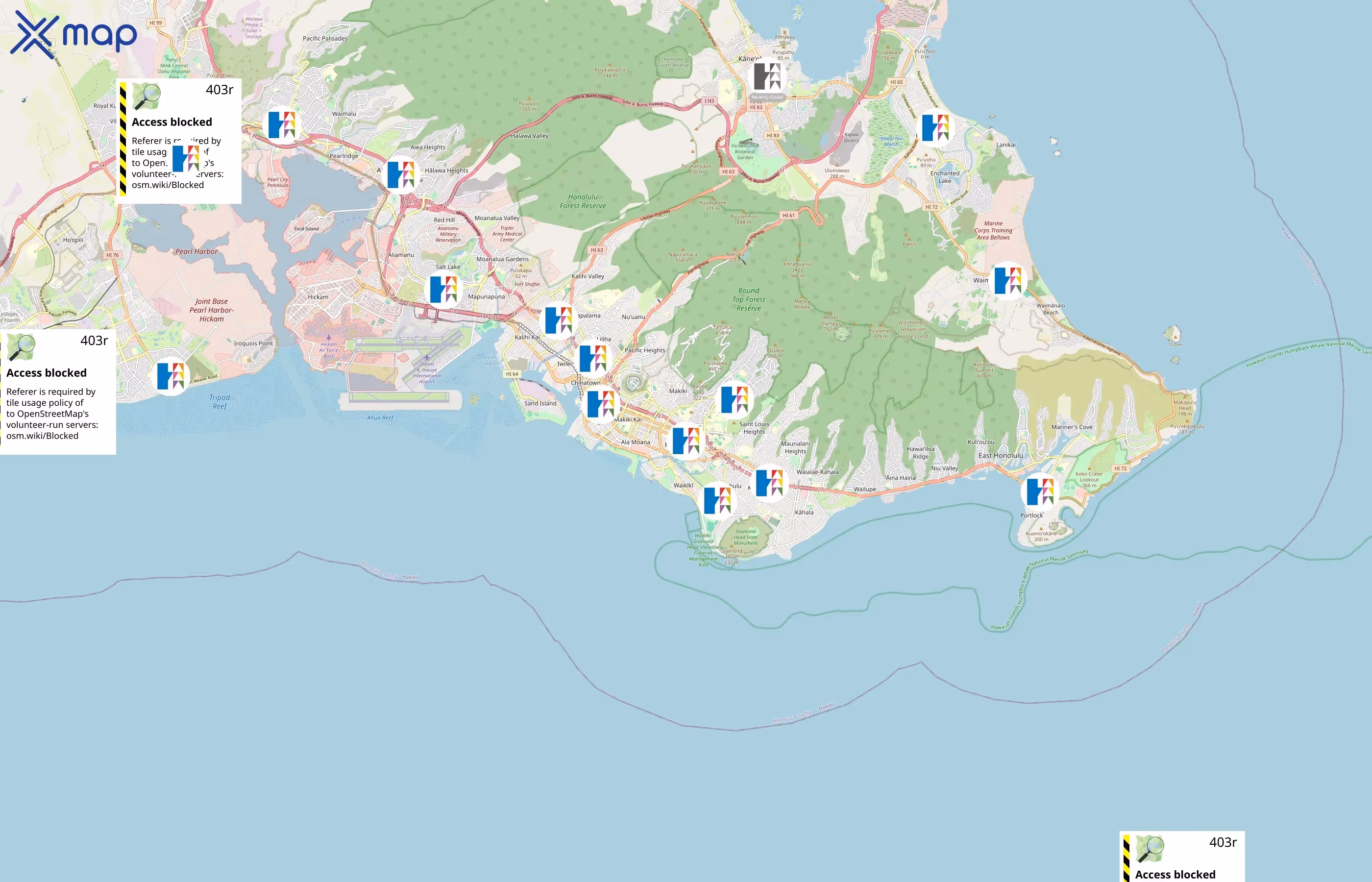 Hawaii State Public Library System area coverage