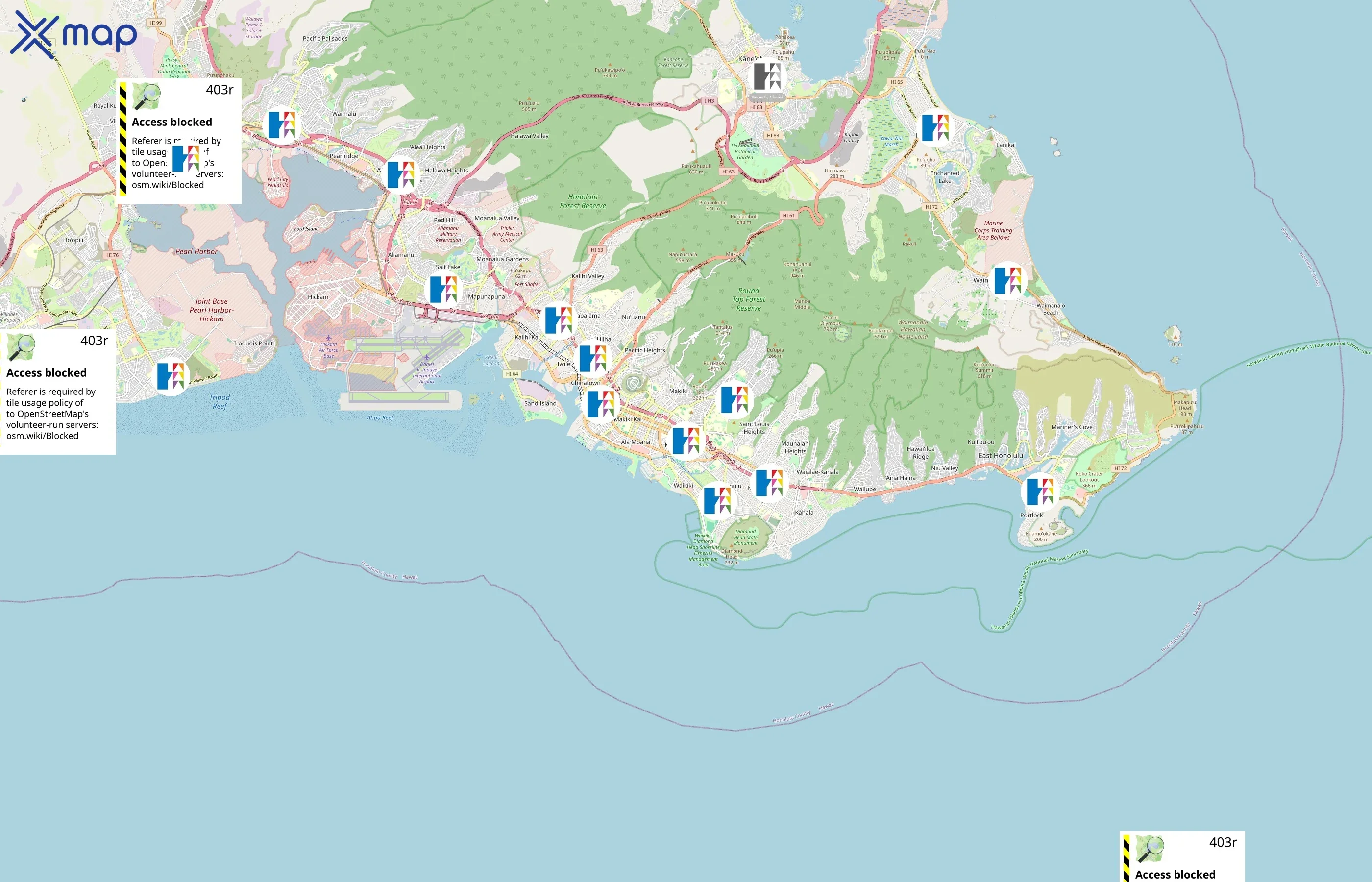 Hawaii State Public Library System area coverage