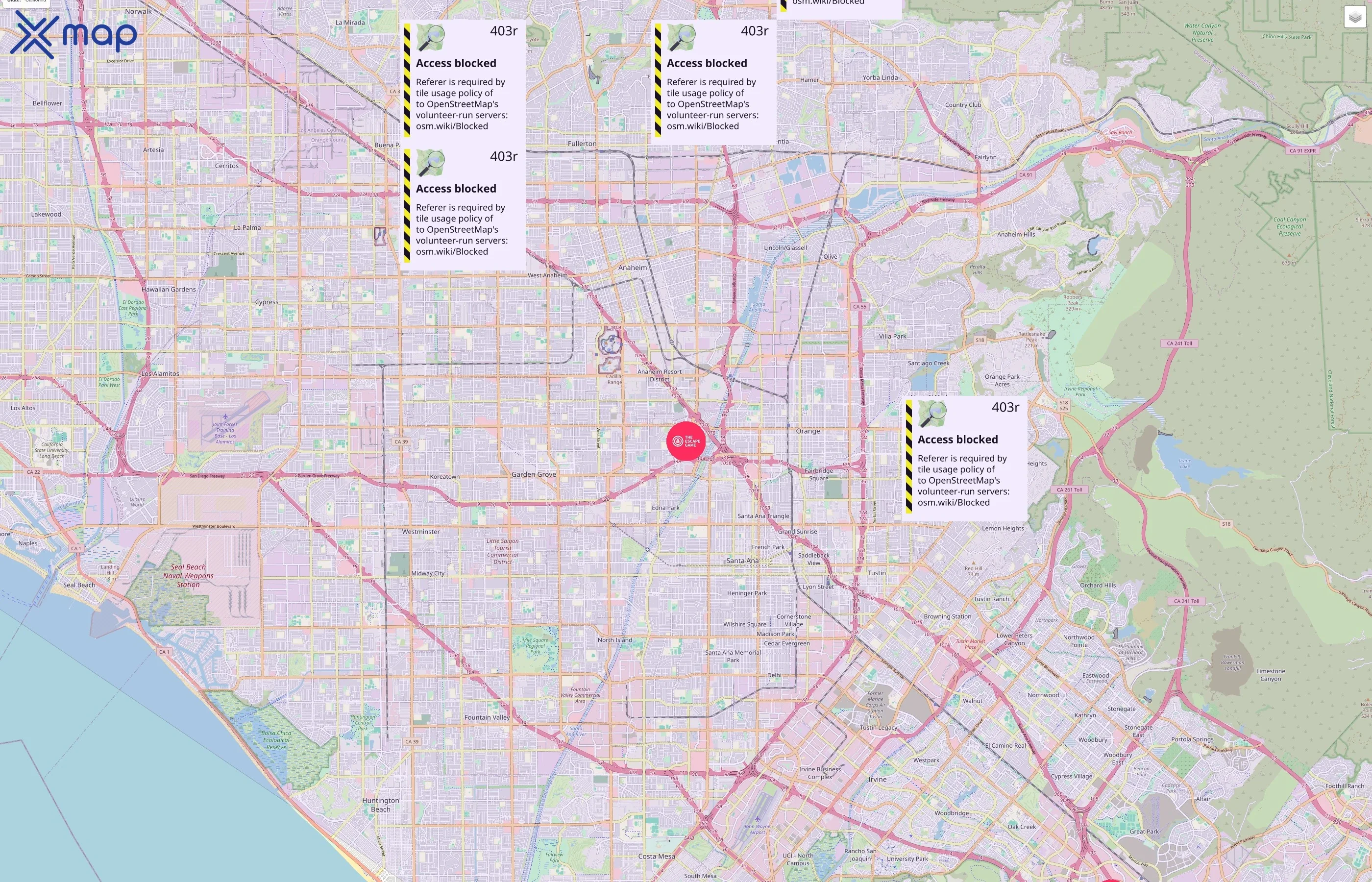 The Escape Game traffic data