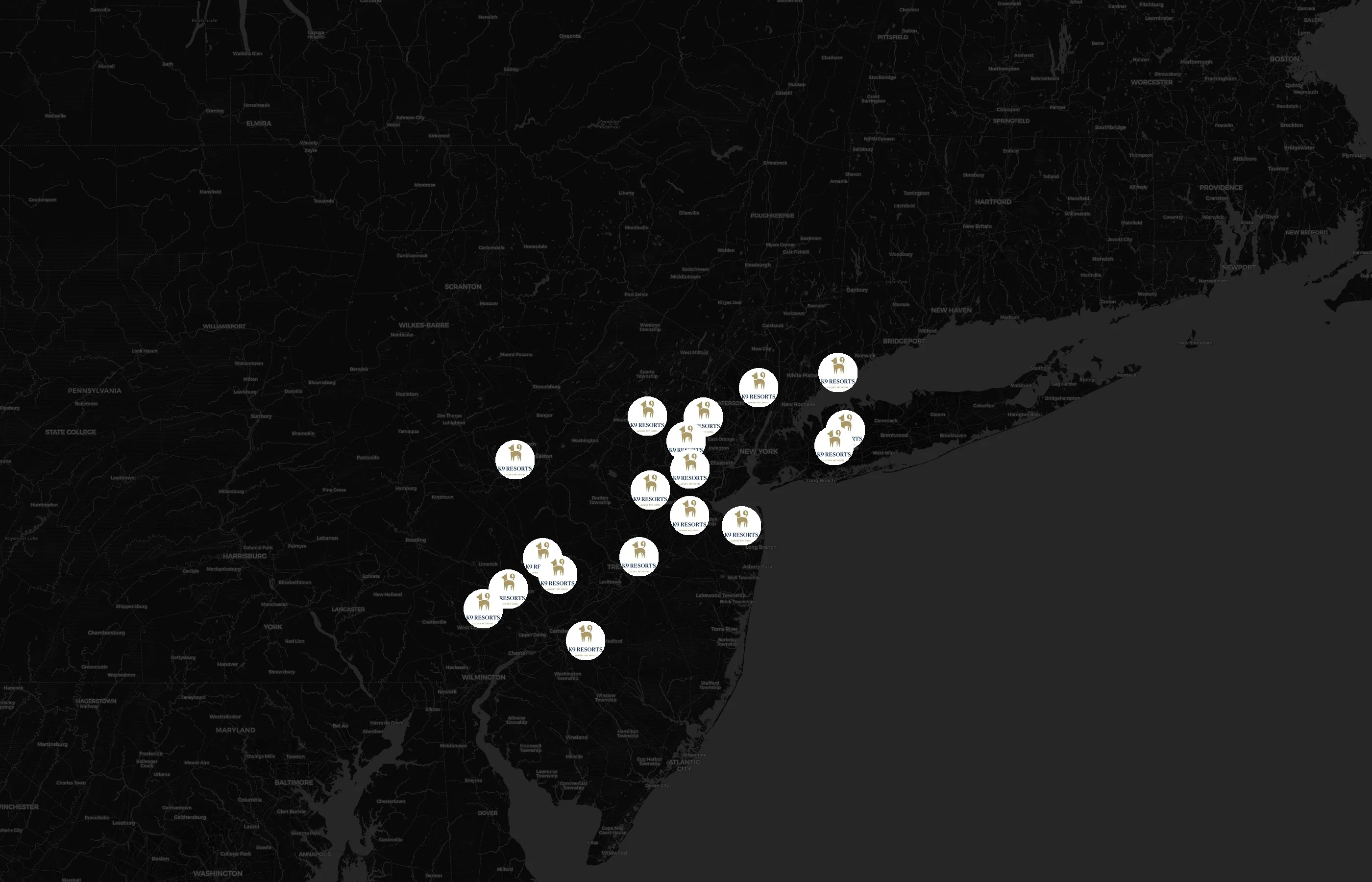 K9 Resorts city distribution