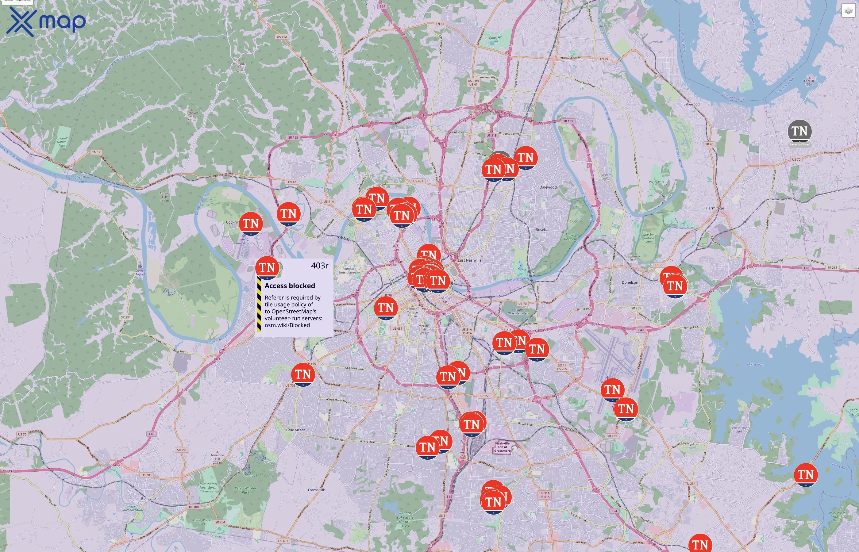 State of Tennessee traffic data