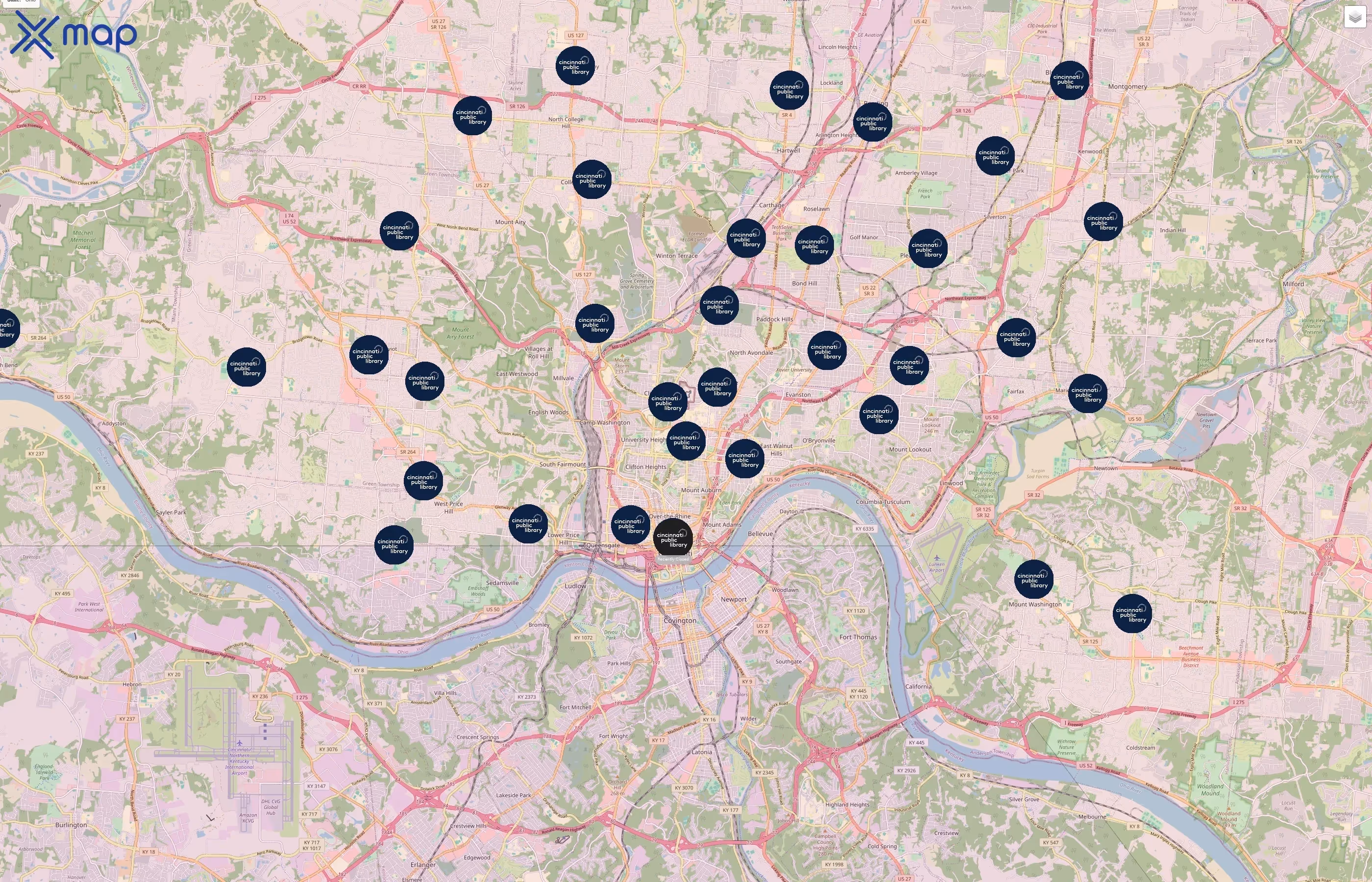 Cincinnati & Hamilton County Public Library traffic data