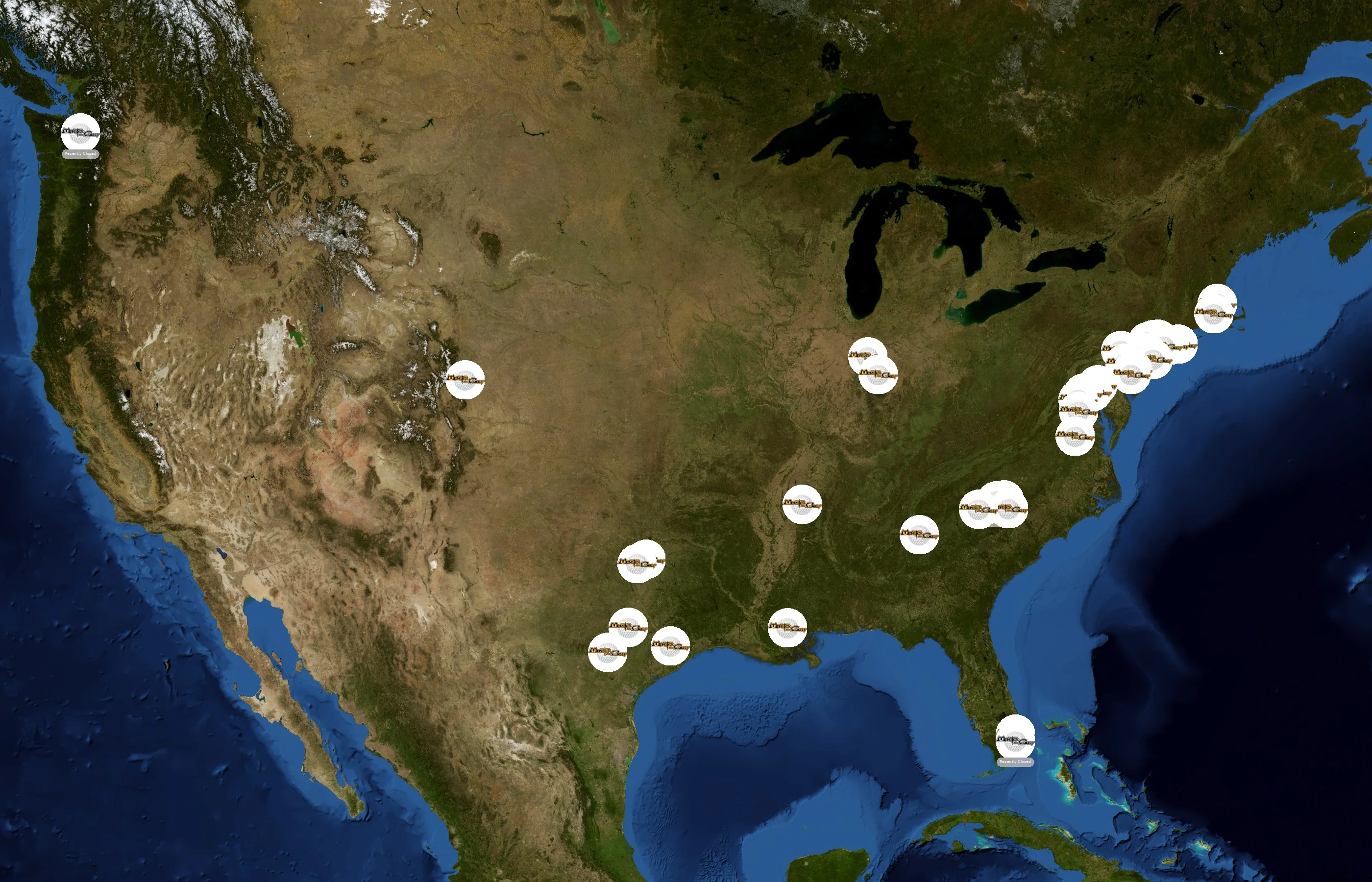Monster Mini Golf state distribution