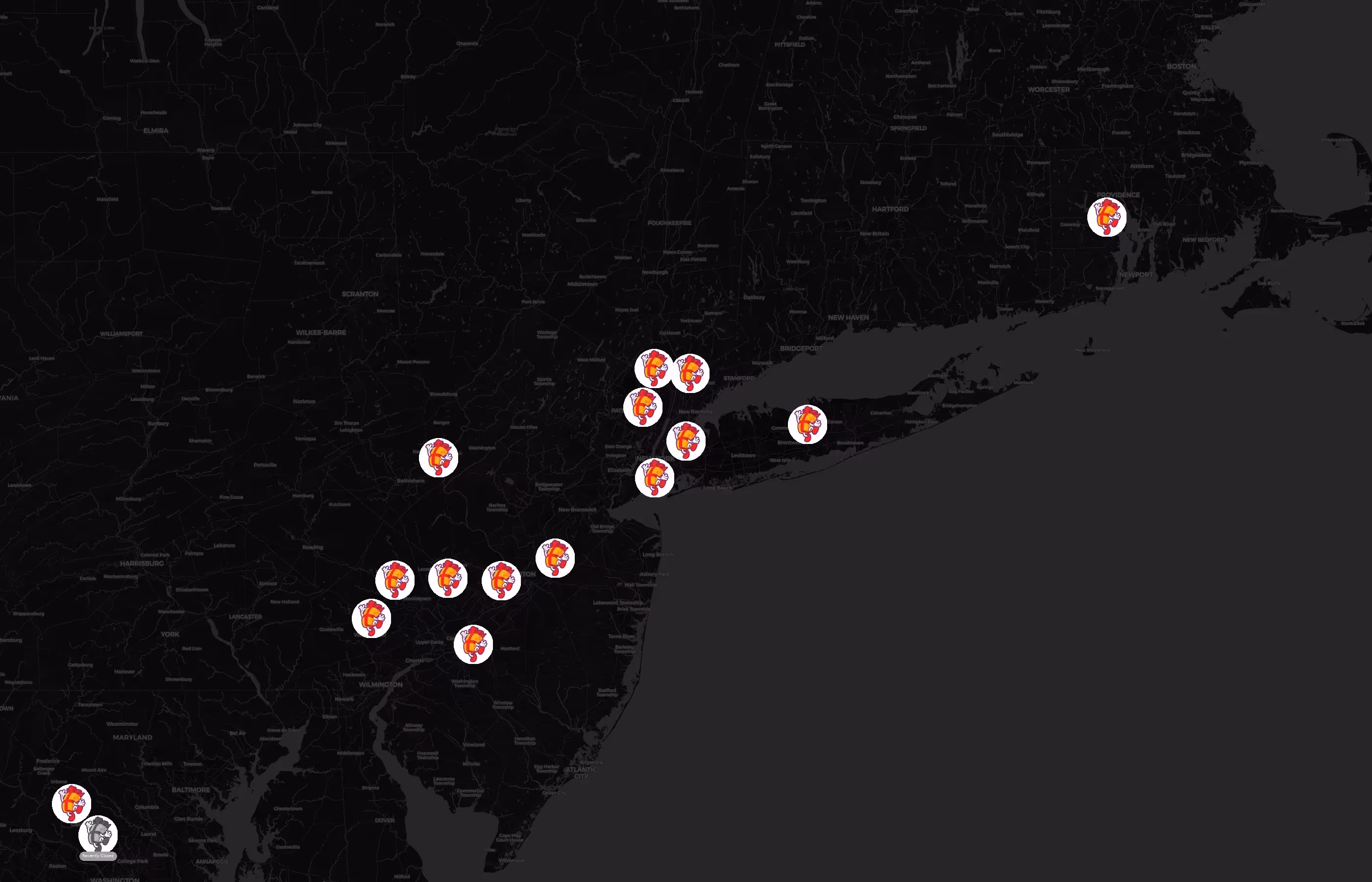 BounceU city distribution