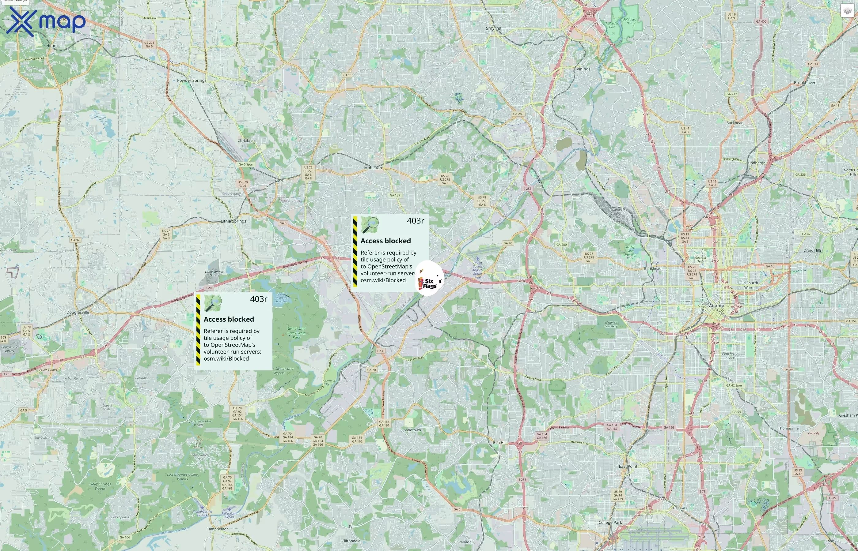 Six Flags traffic data