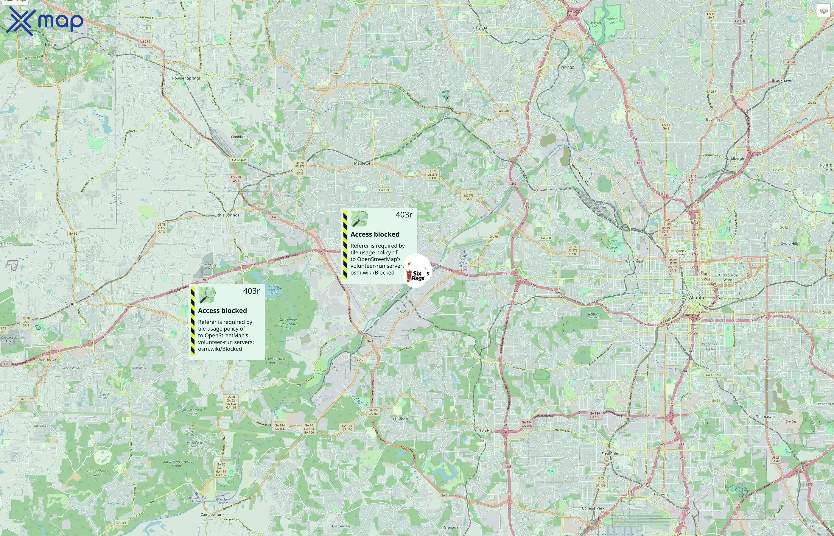 Six Flags traffic data