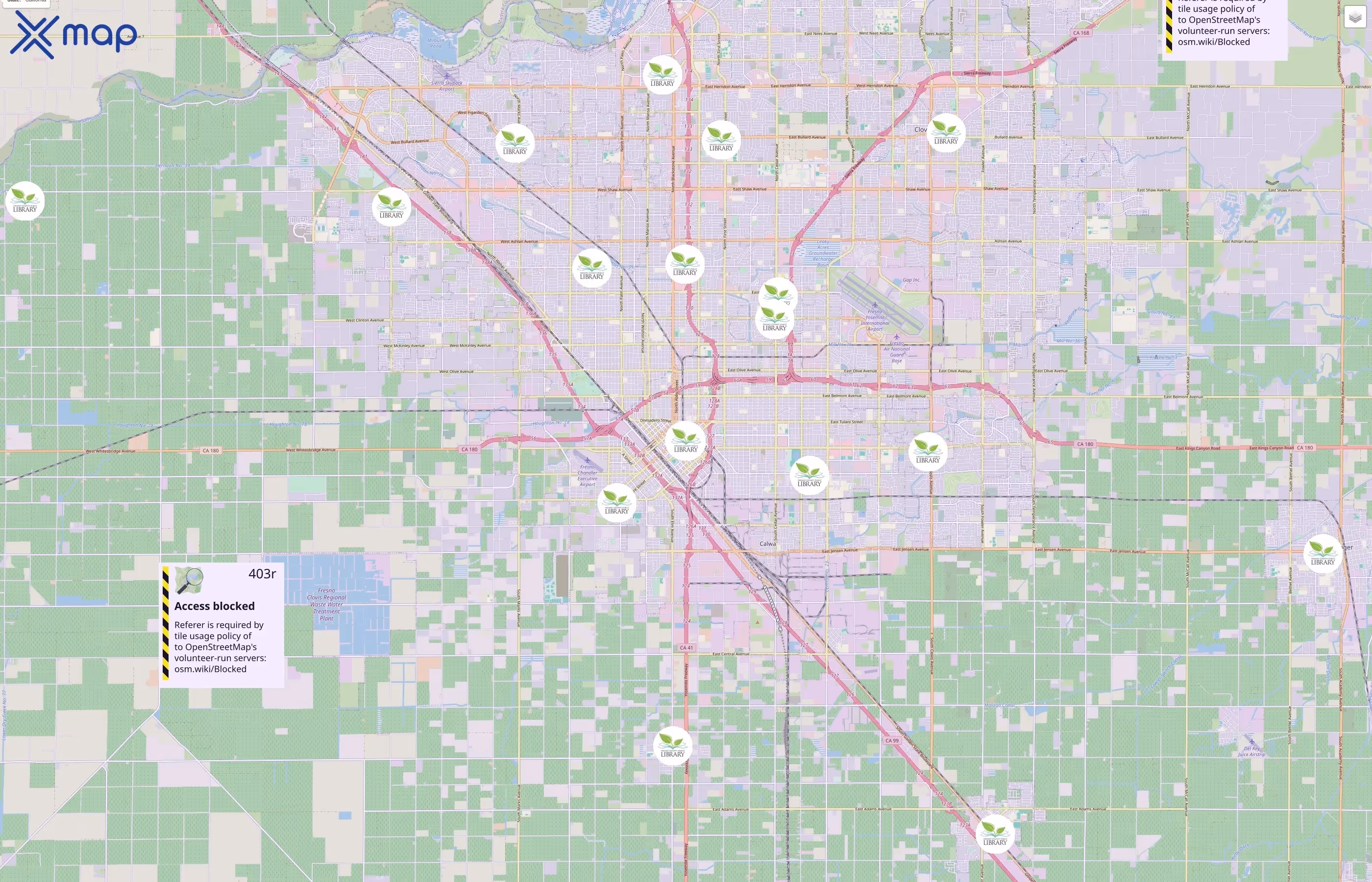 Fresno County Public Library traffic data