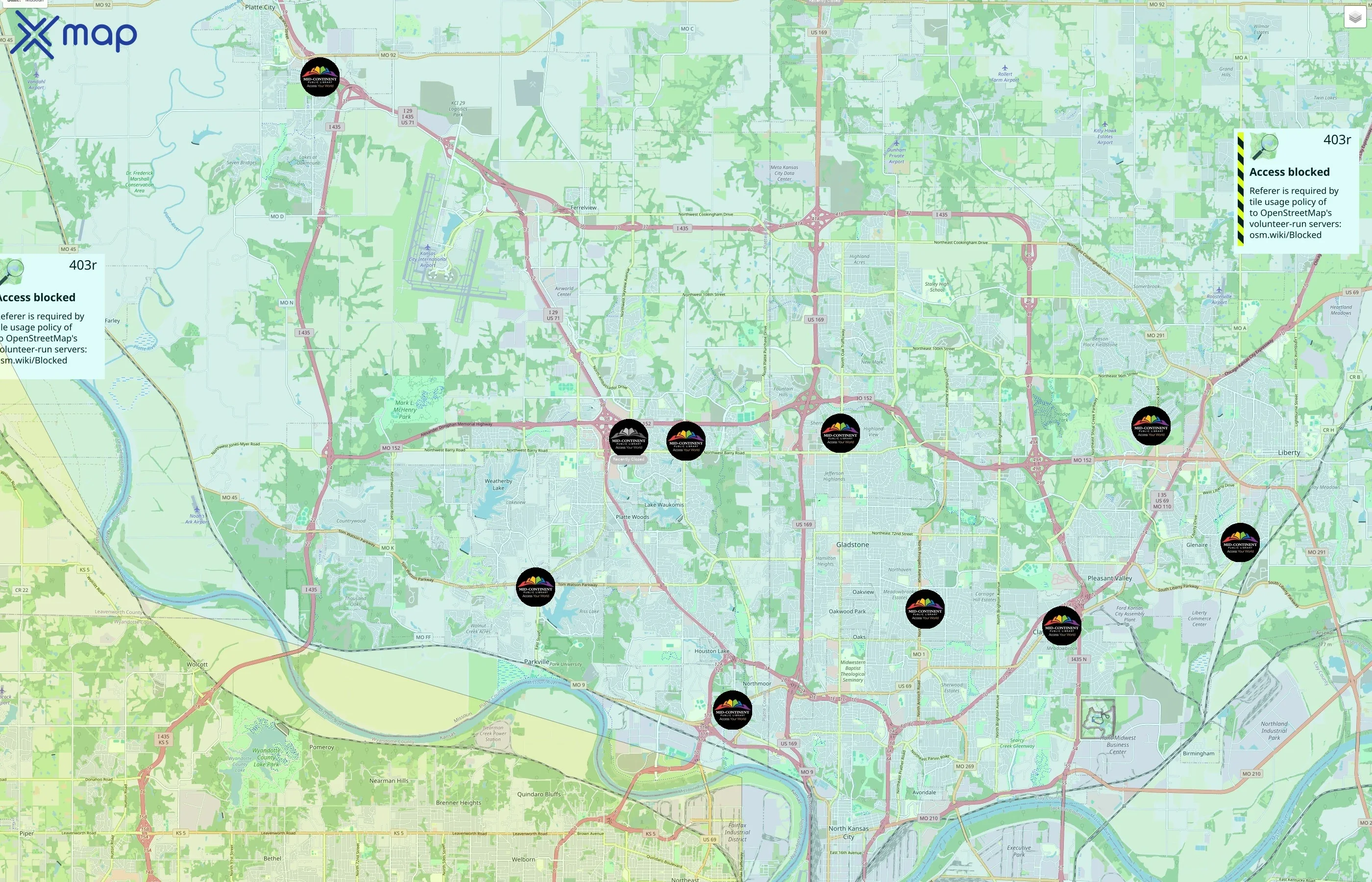 Mid-Continent Public Library traffic data
