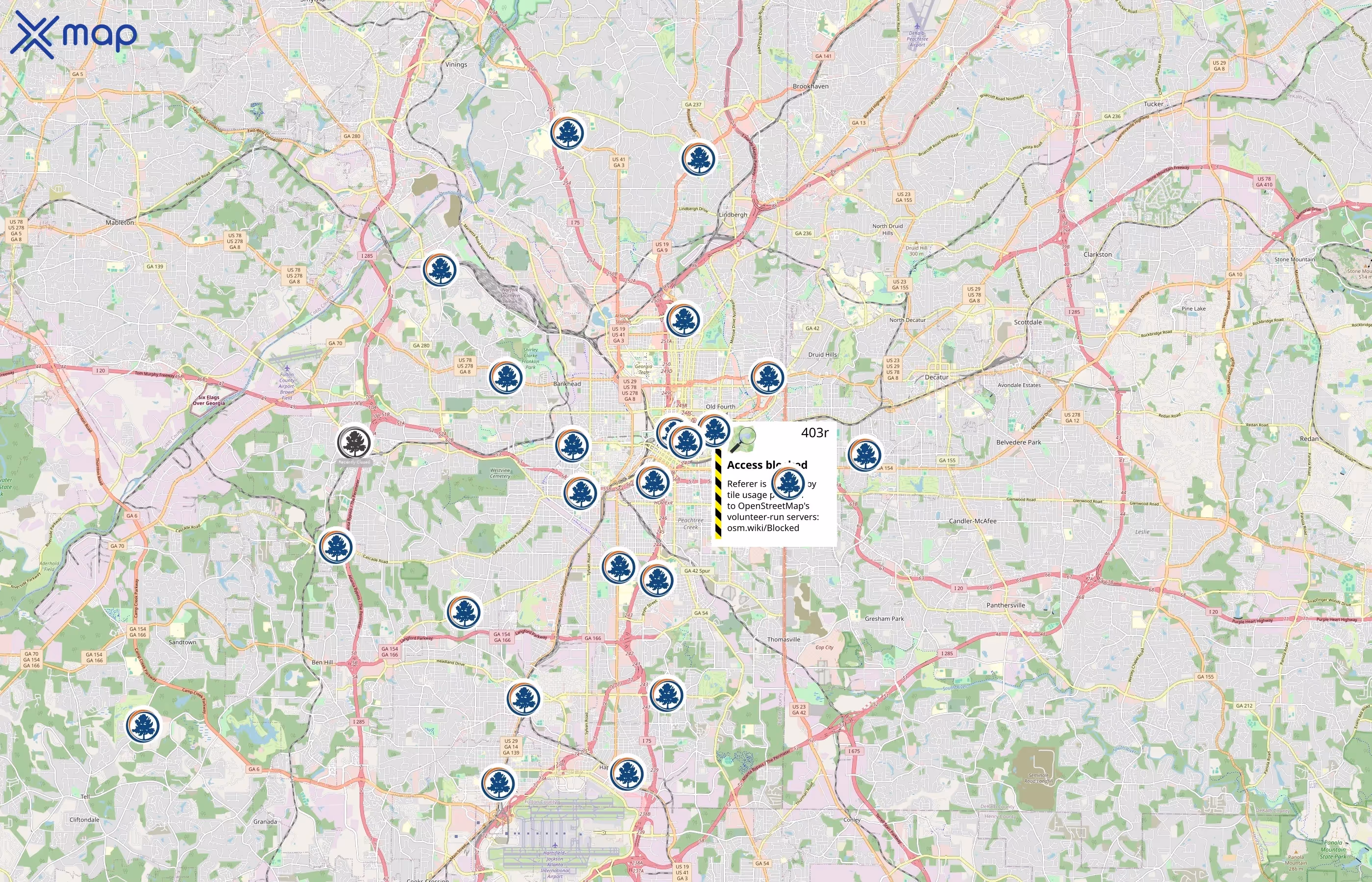 Fulton County Library System area coverage