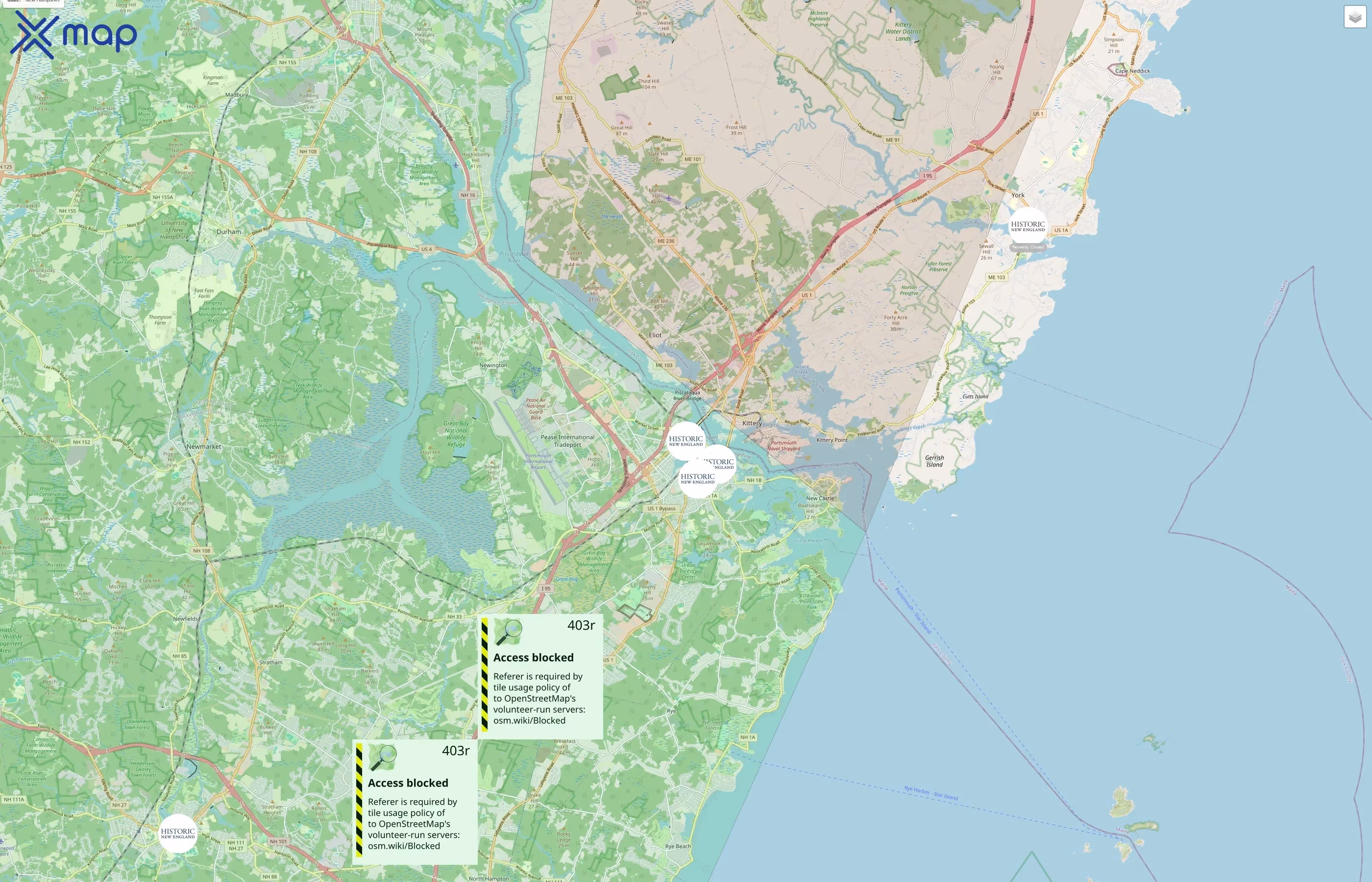 Historic New England traffic data