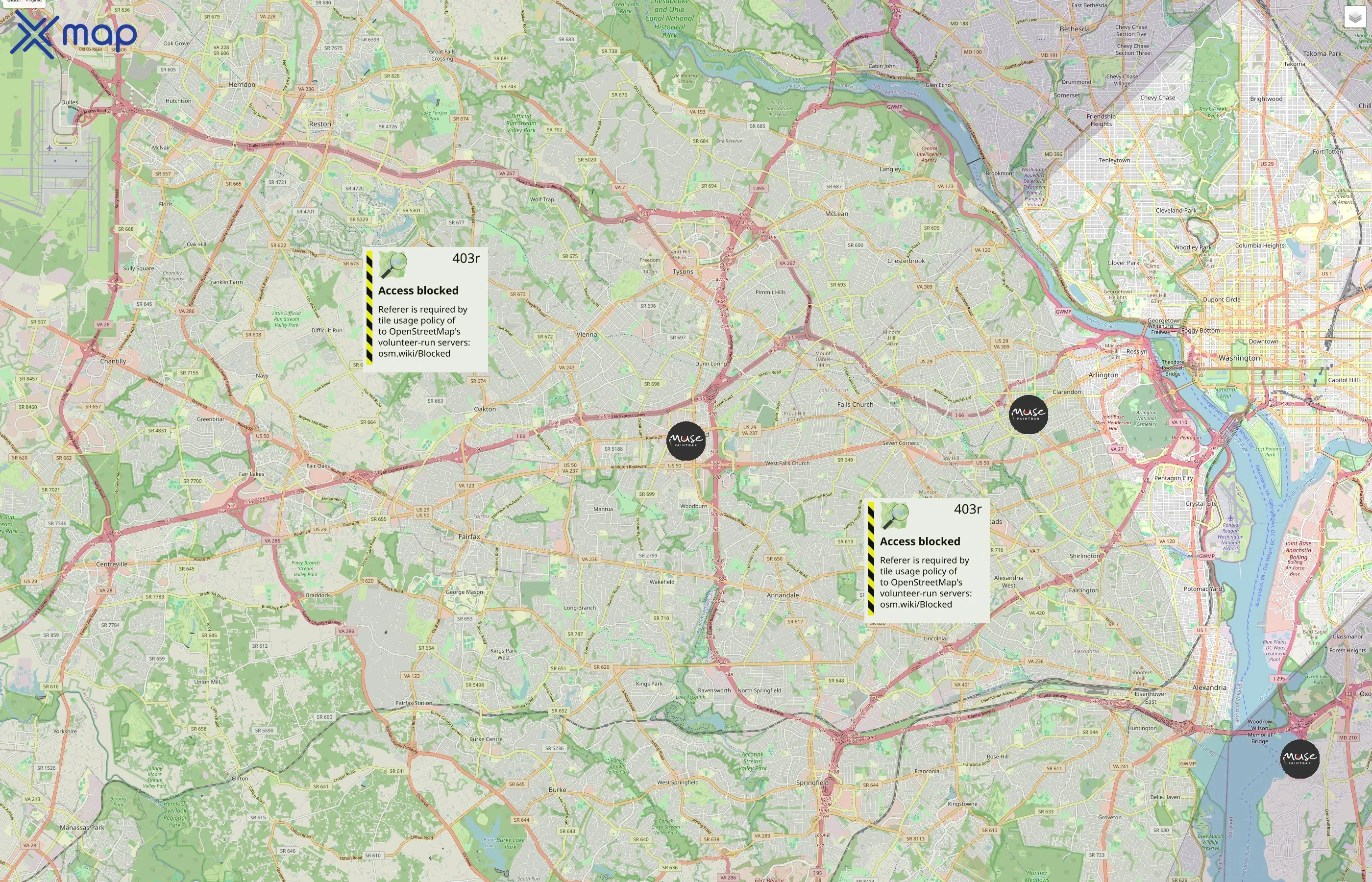 Muse Paintbar traffic data