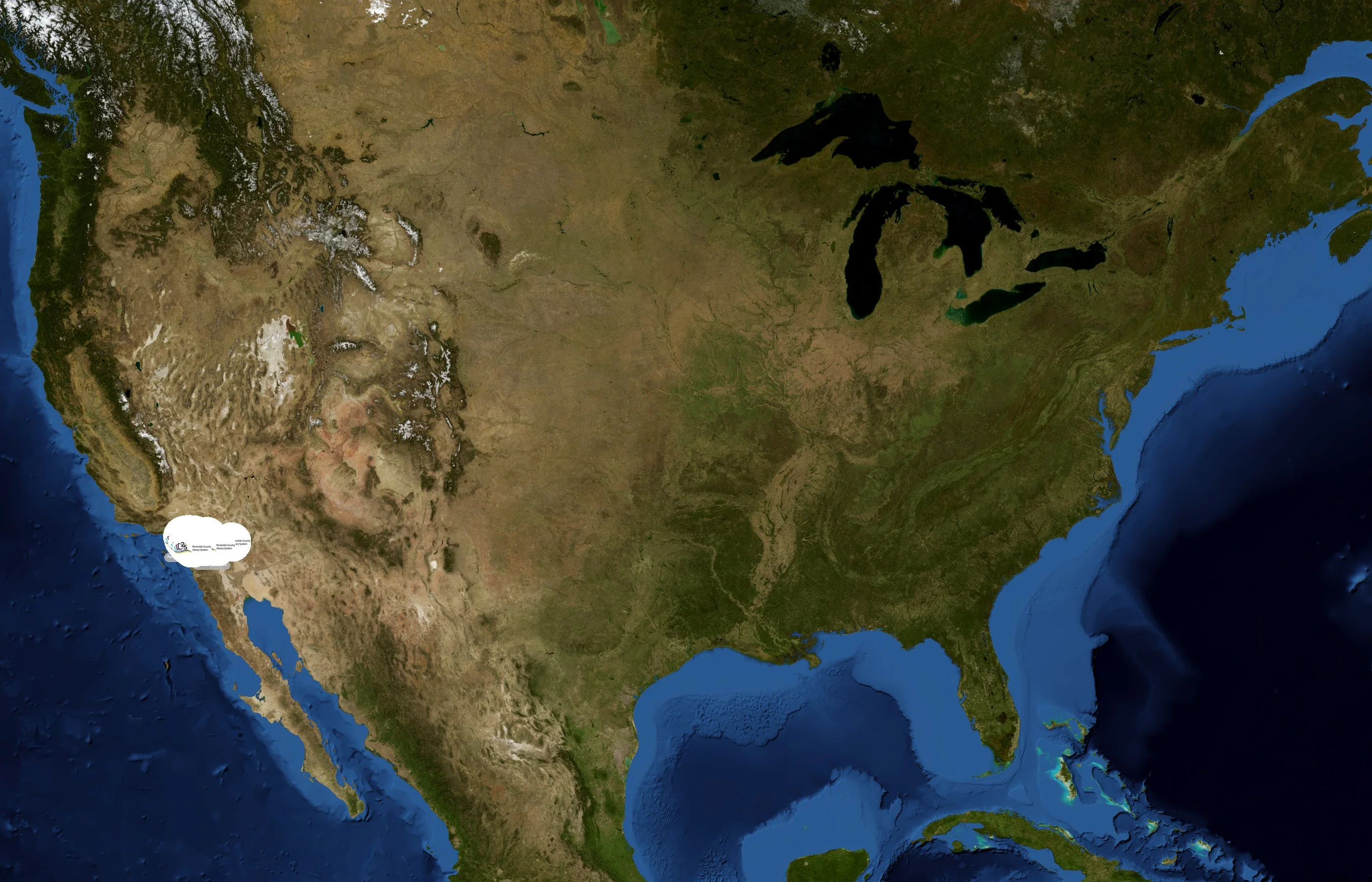 Riverside County Library System state distribution