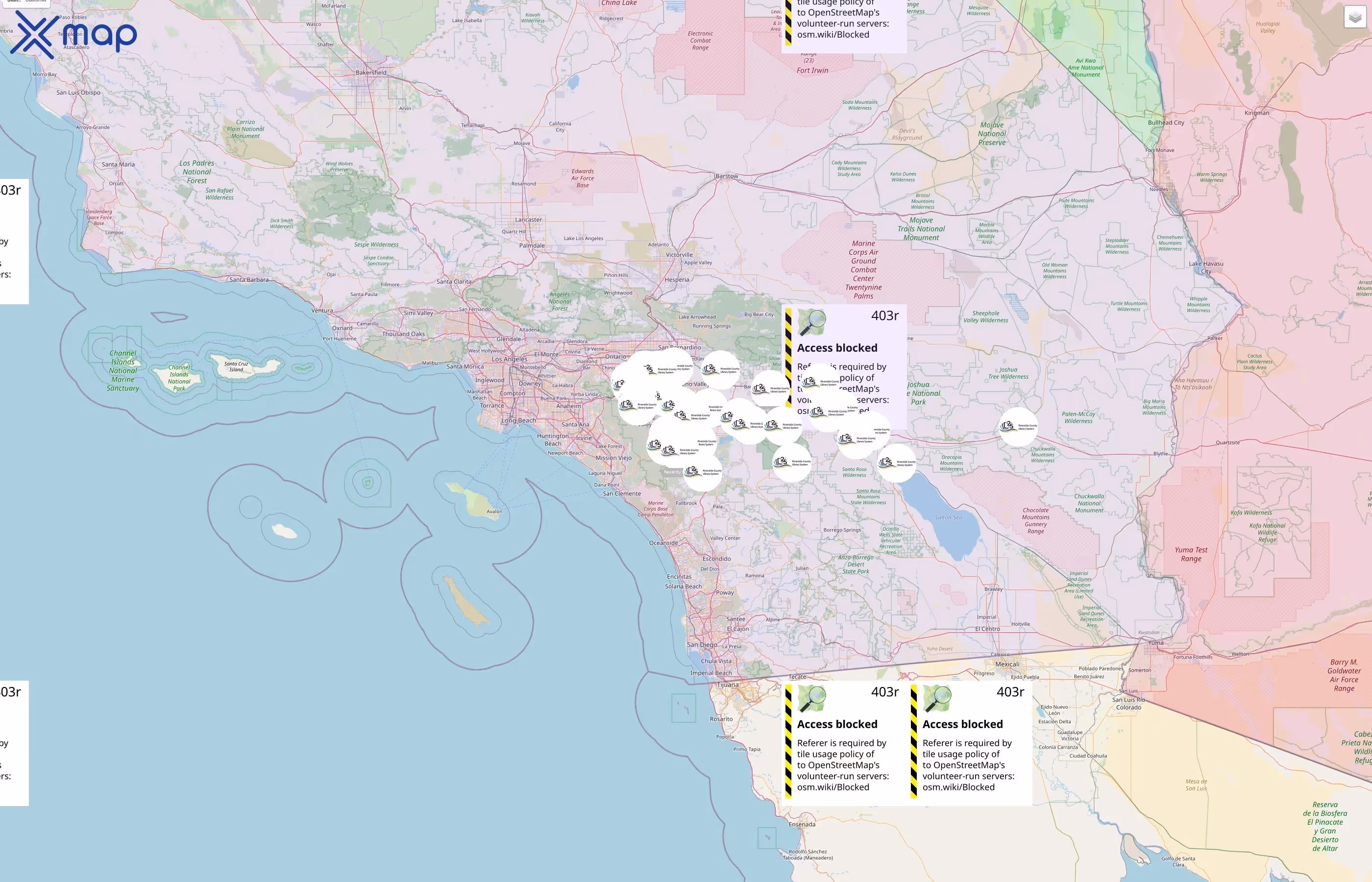 Riverside County Library System street hotspots