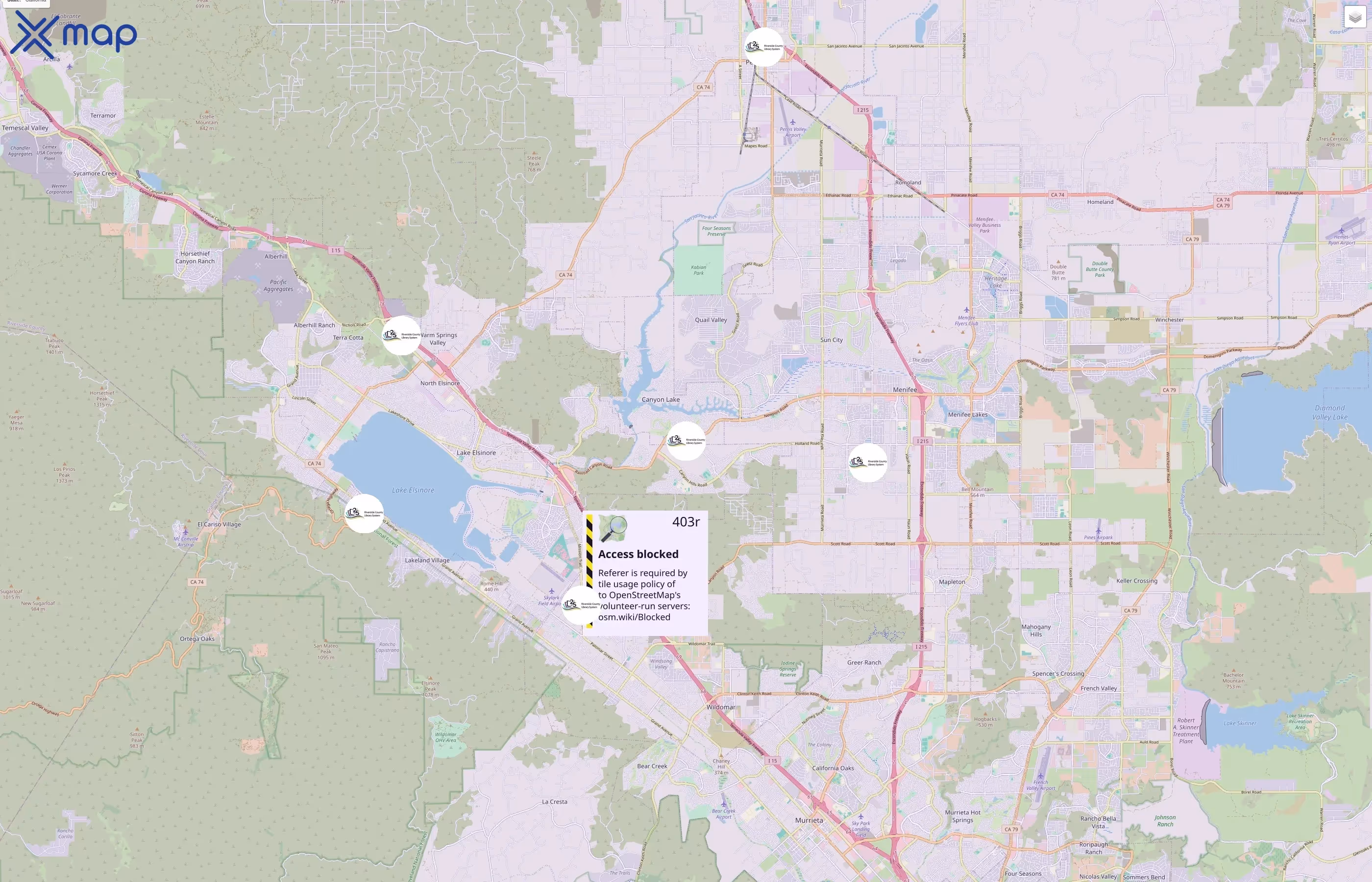 Riverside County Library System traffic data