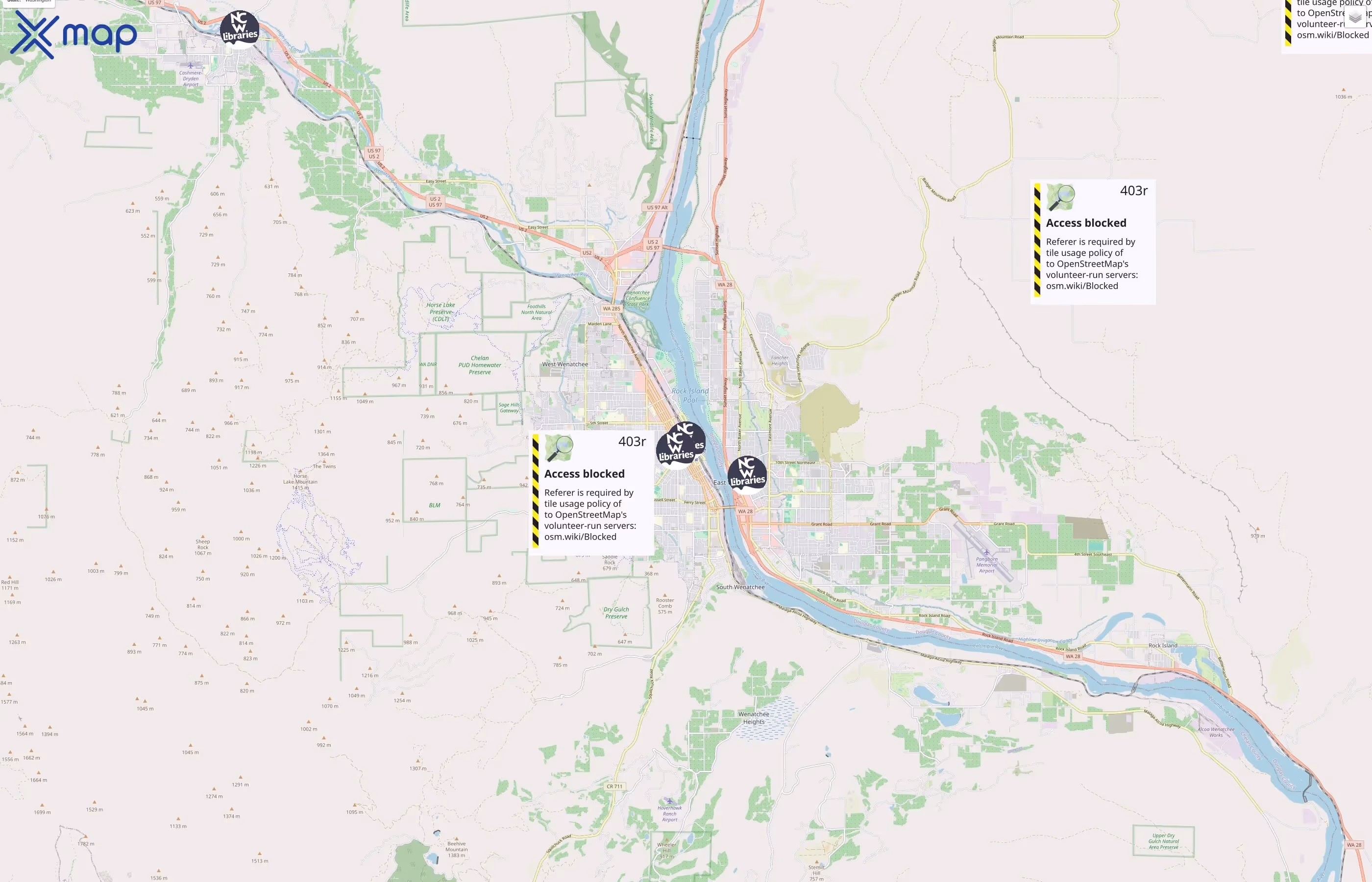 North Central Washington Libraries traffic data
