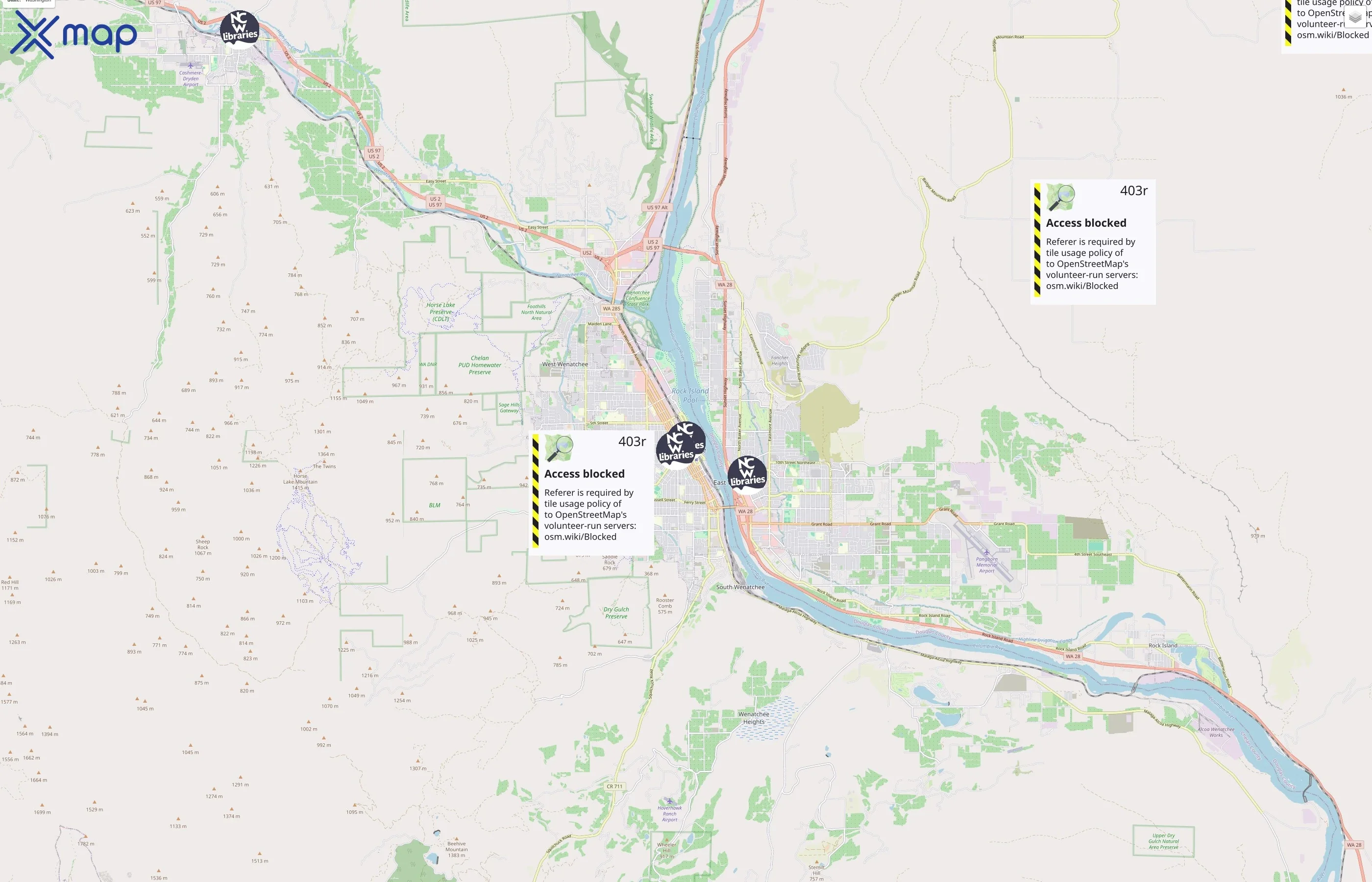 North Central Washington Libraries traffic data