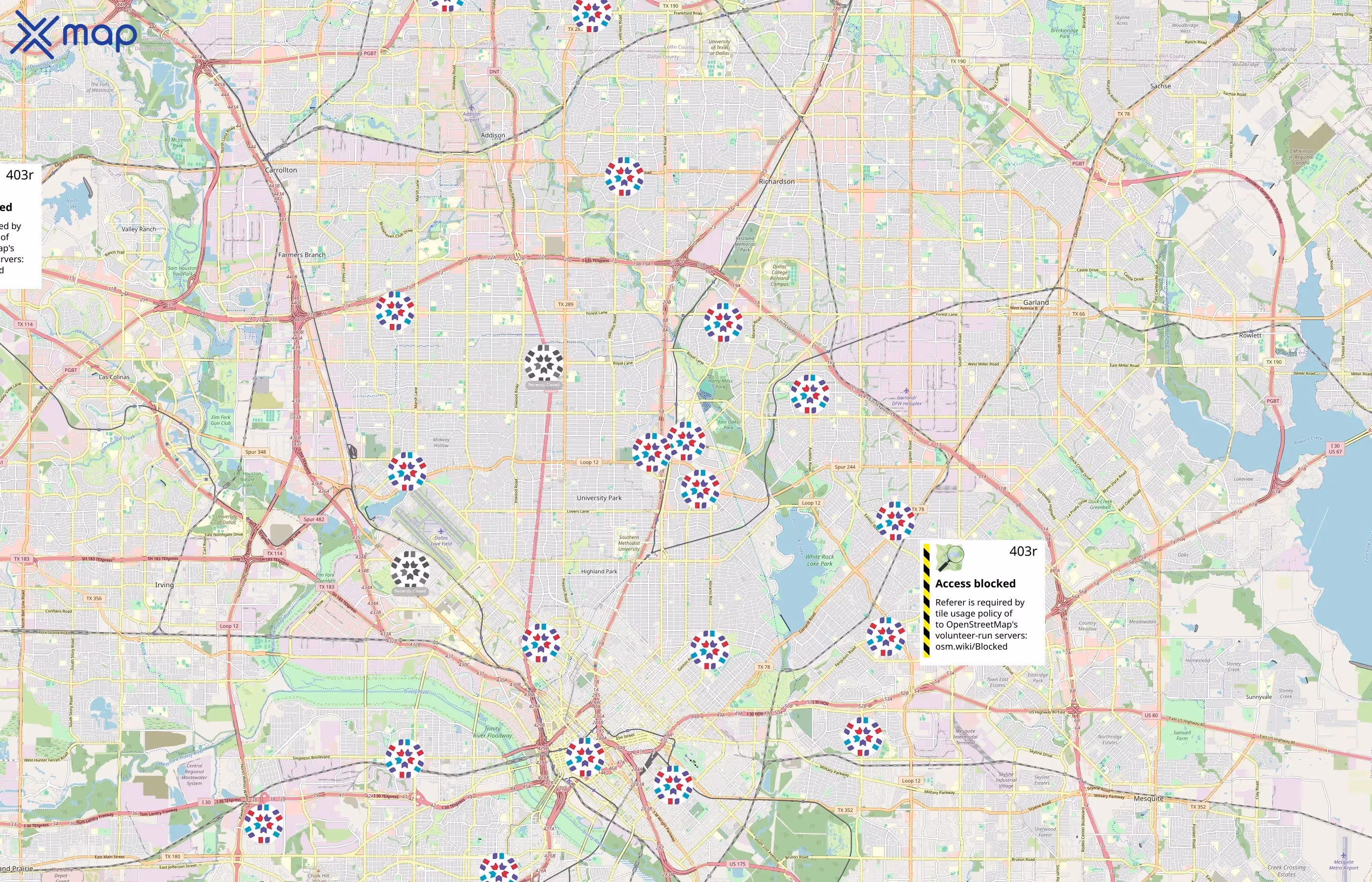 Dallas Public Library area coverage